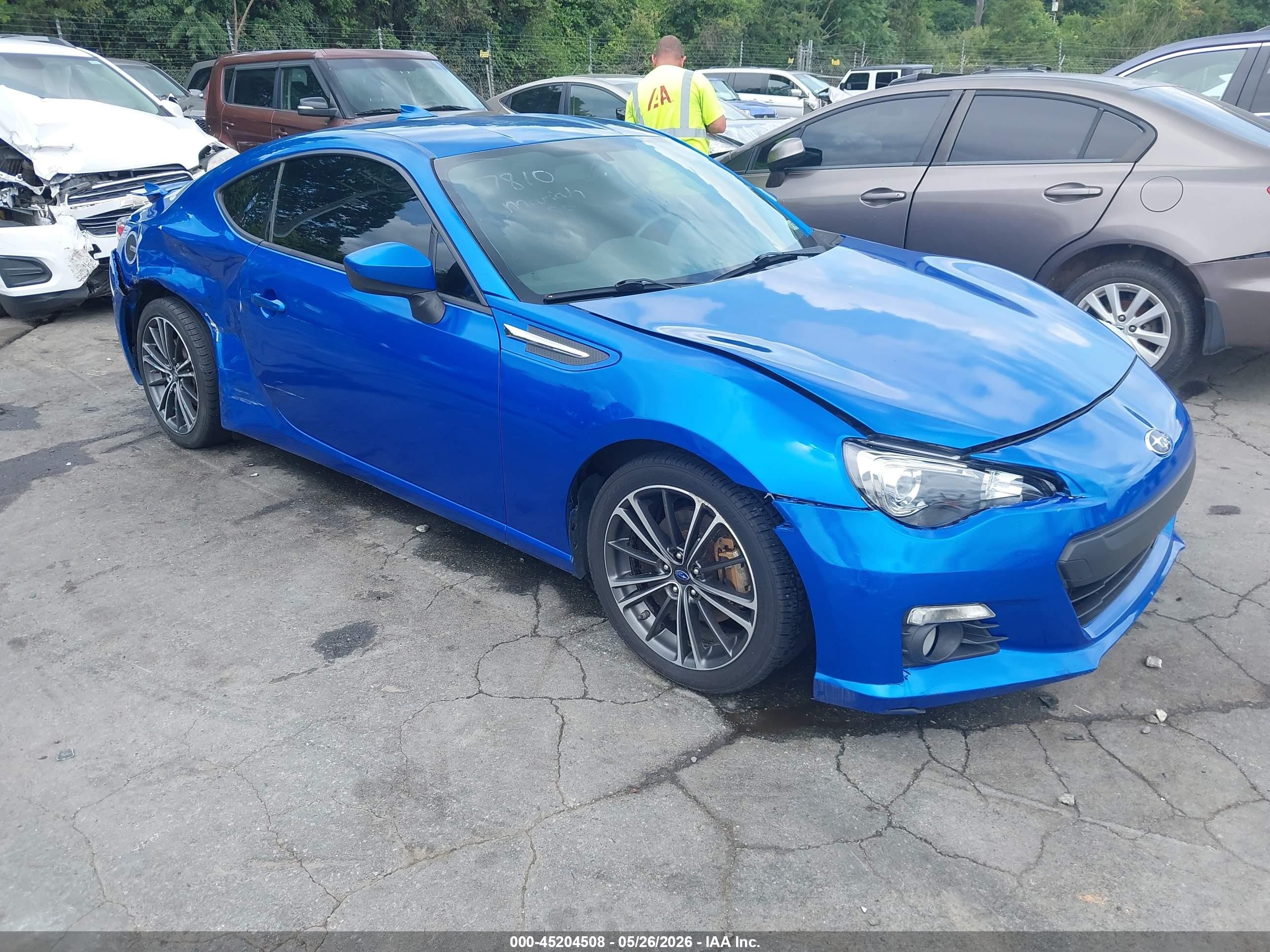 2014 Subaru BRZ Limited, VIN JF1ZCAC11E8600078 — Side