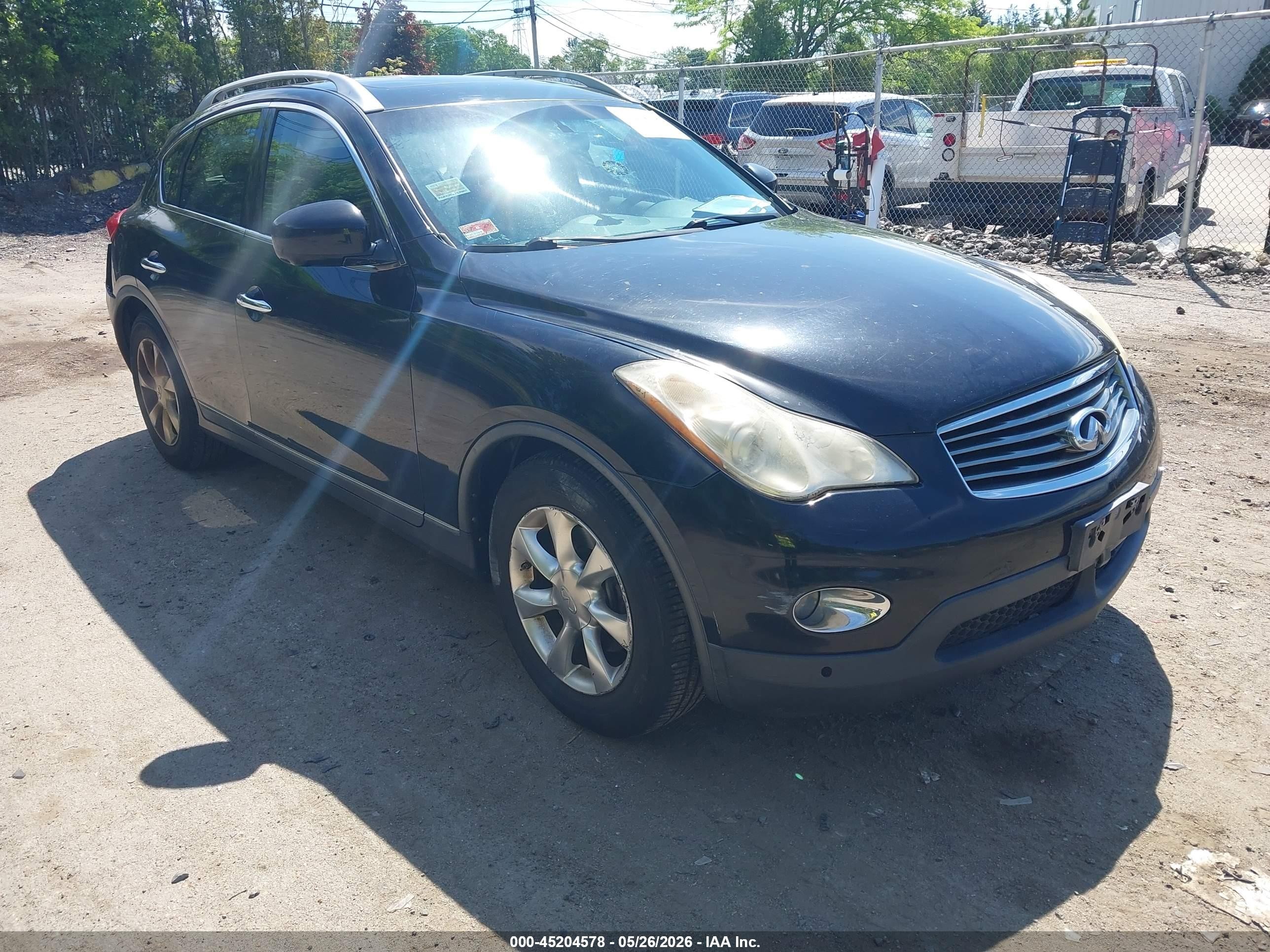2008 Infiniti EX Journey, VIN JNKAJ09F78M357946 — Rear end