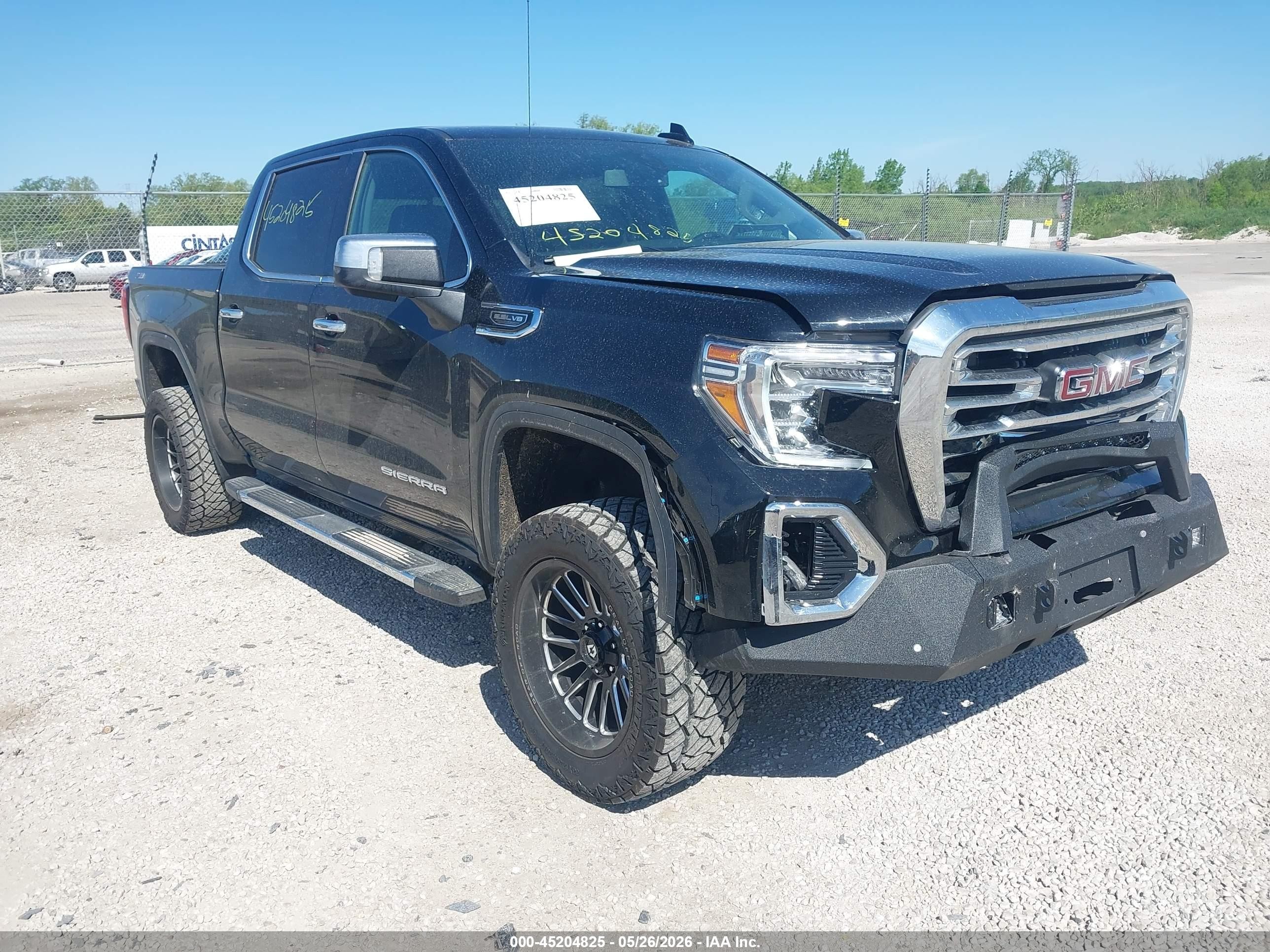 2021 GMC Sierra 1500 SLT, VIN 1GTU9DED5MZ118511 — Front end