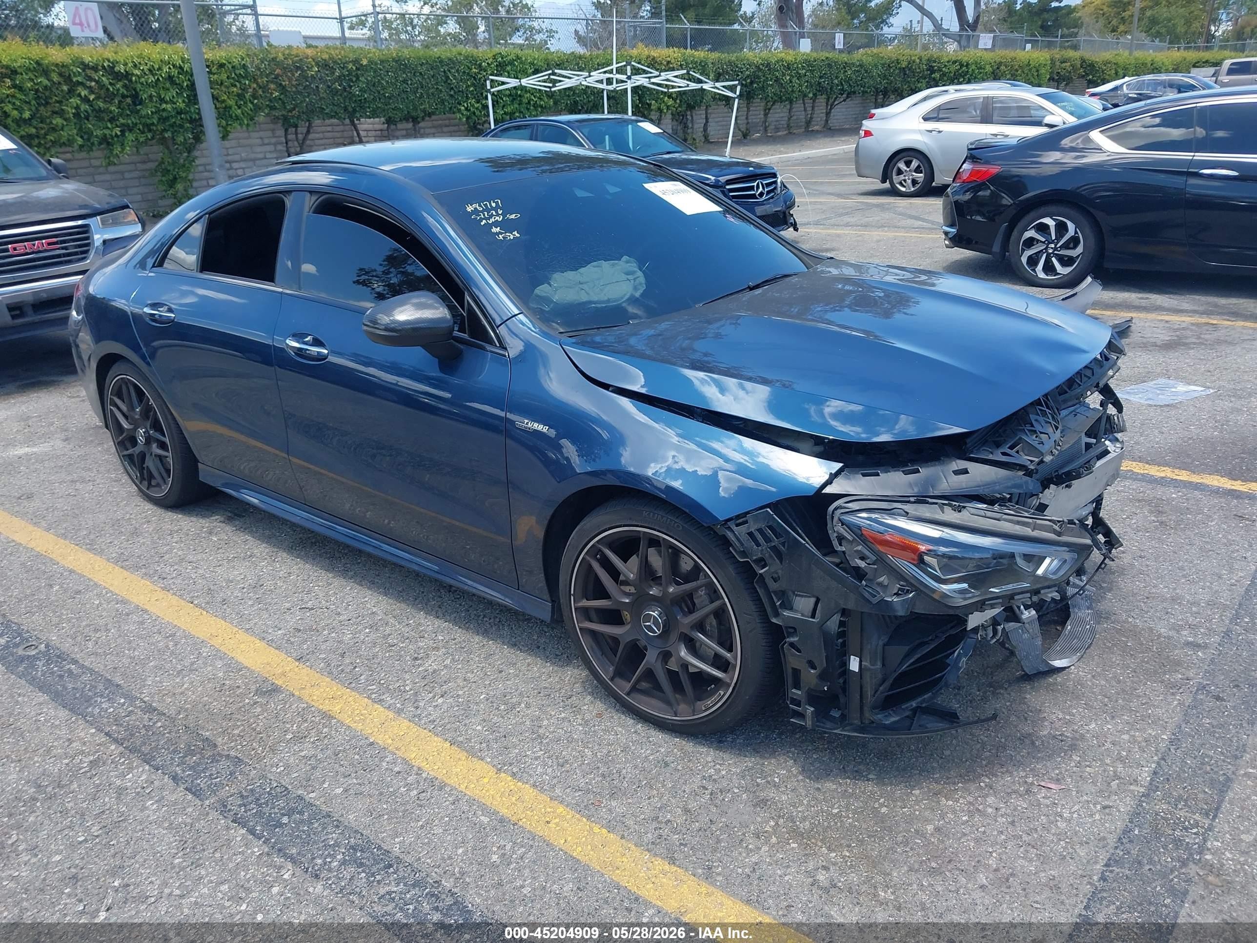 2020 Mercedes-Benz CLA 45 AMG, VIN W1K5J5DB8LN084528 — Front end