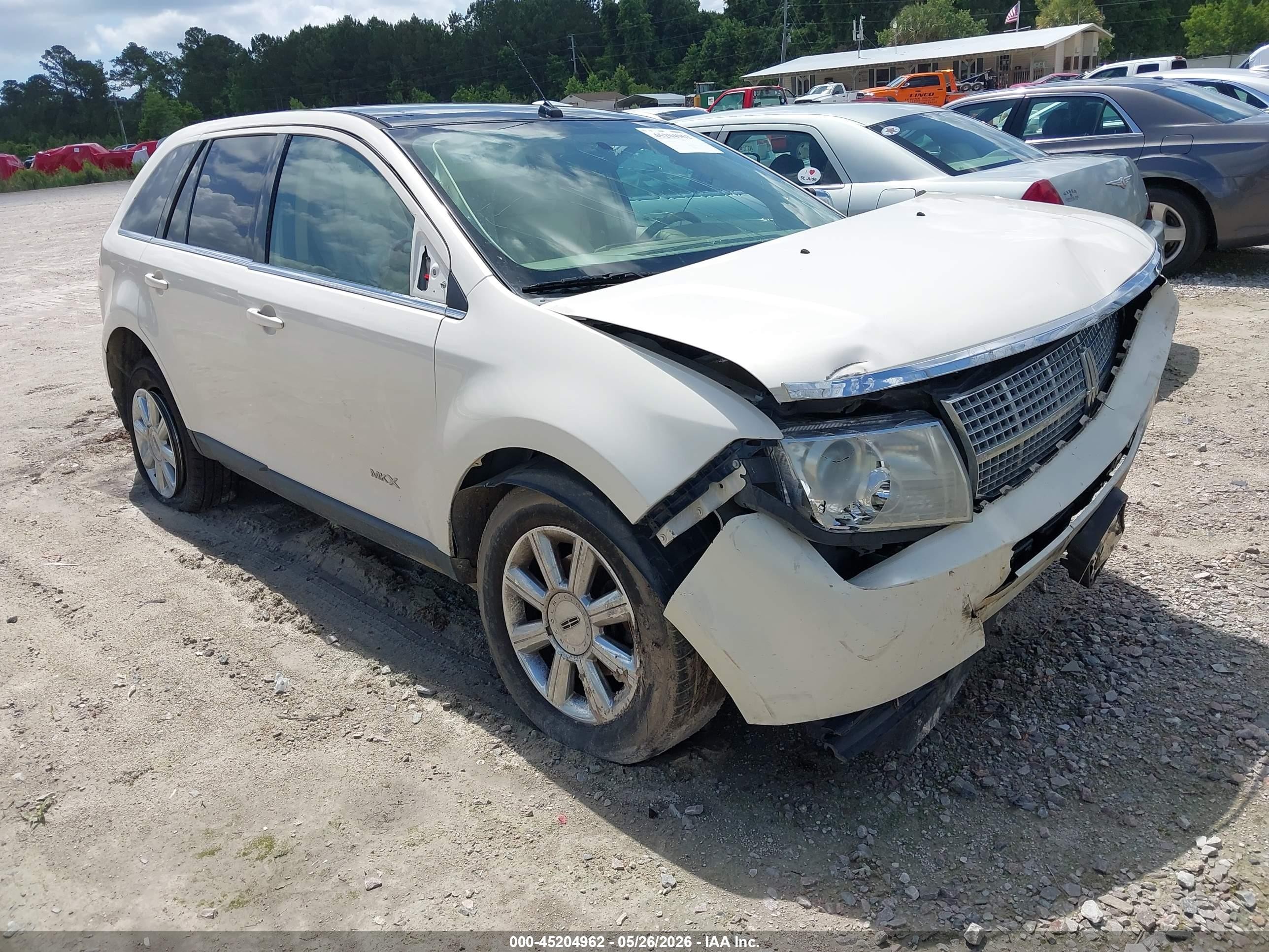 2007 Lincoln MKX, VIN 2LMDU68C87BJ35307 — Перед