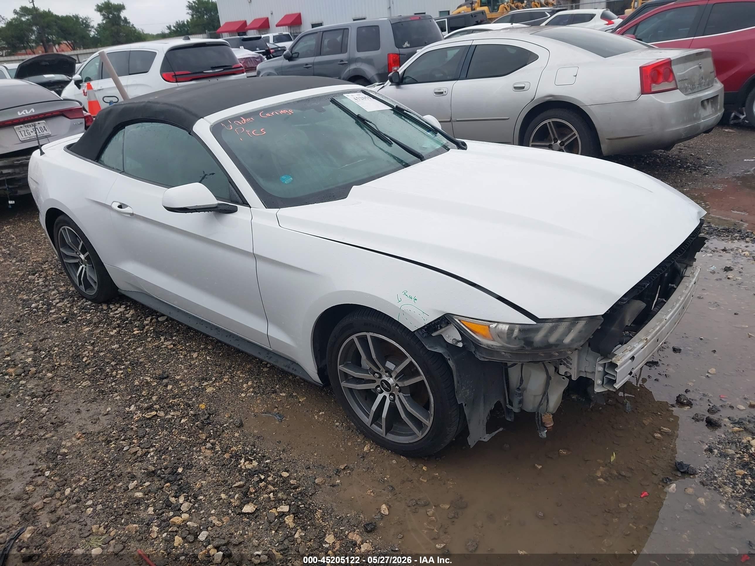 2015 Ford Mustang EcoBoost Premium, VIN 1FATP8UH0F5352729 — Front end