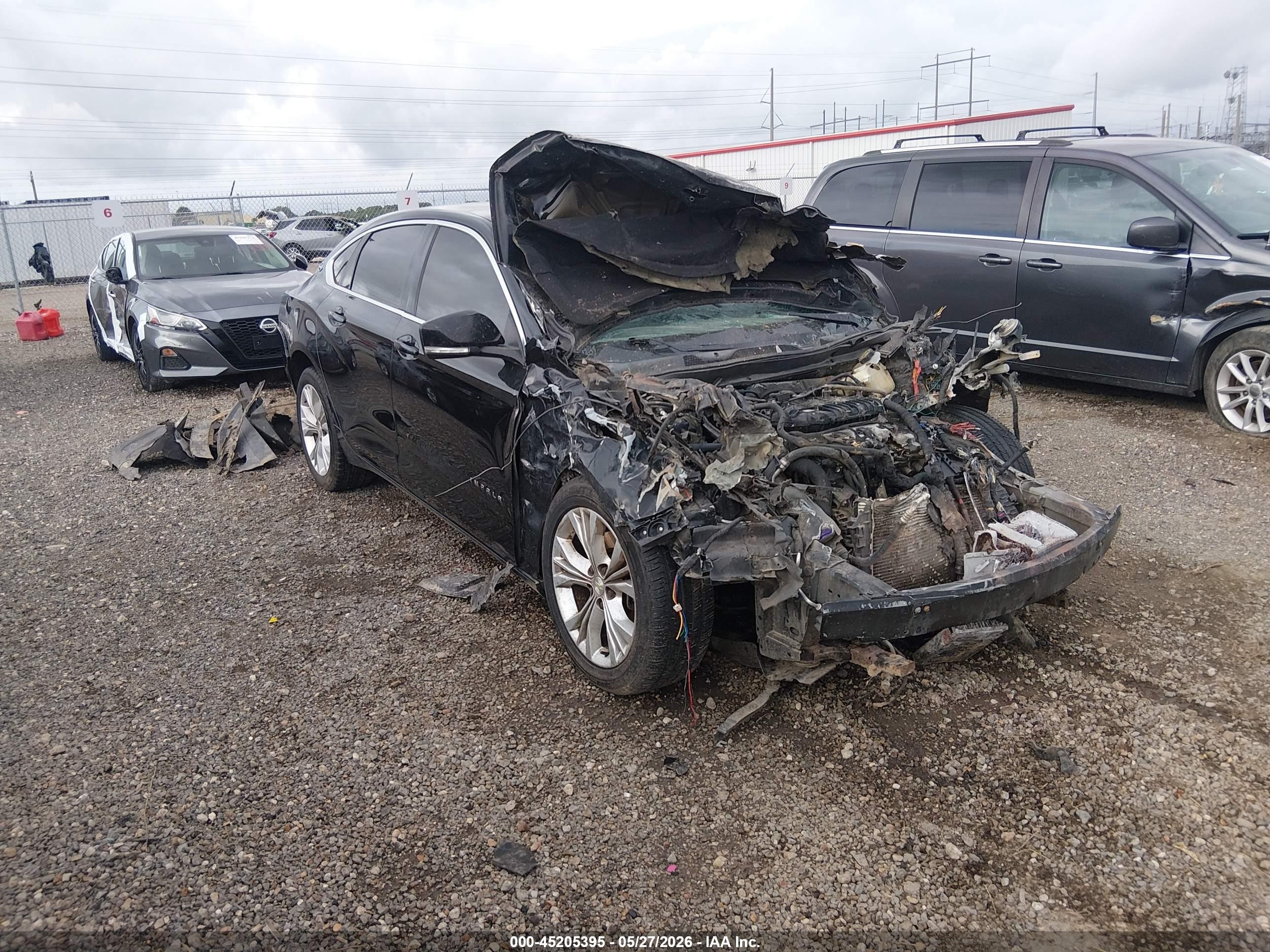 2014 Chevrolet Impala LT, VIN 2G1125S32E9288189 — Front end