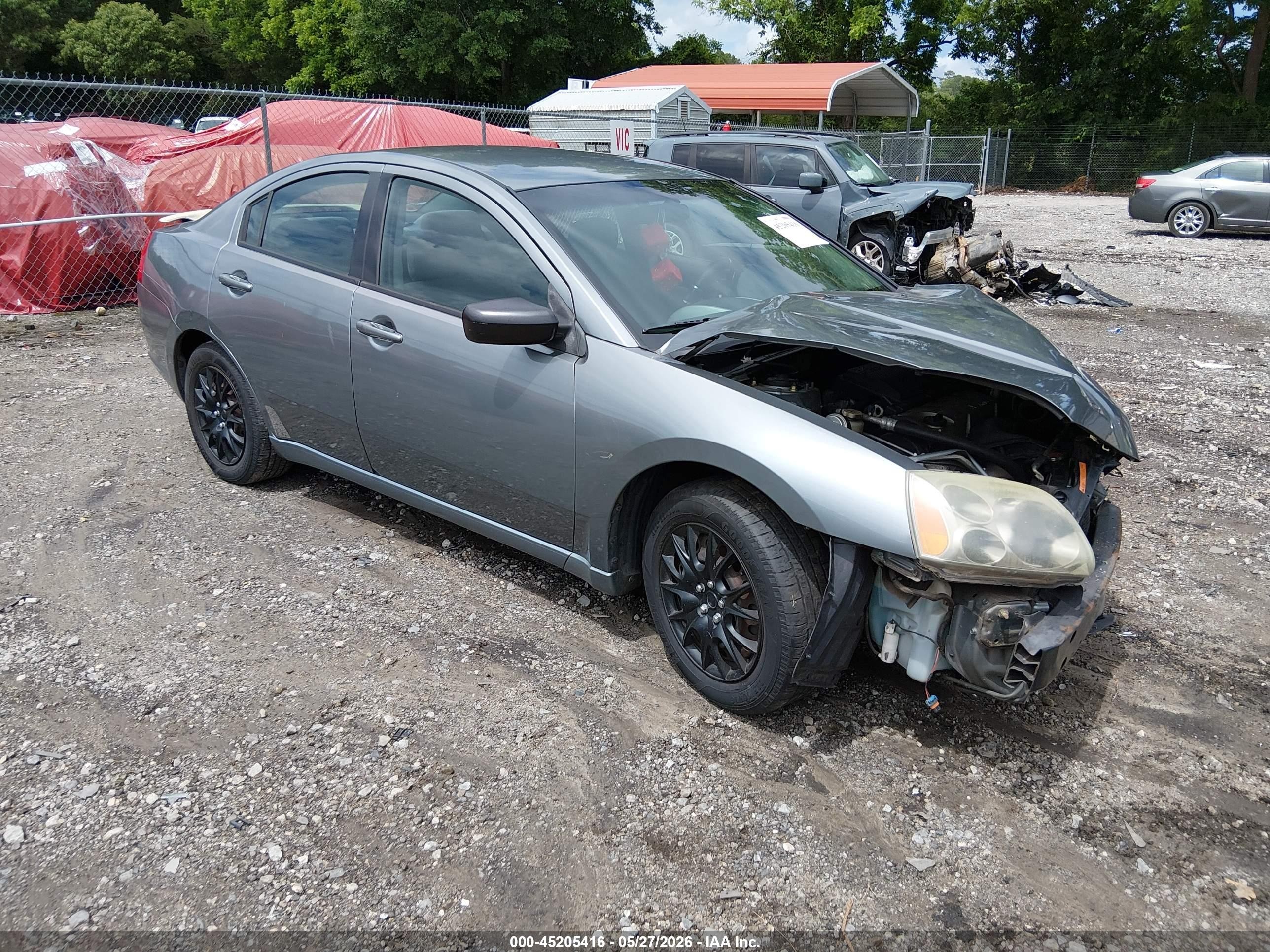 2007 Mitsubishi Galant ES, VIN 4A3AB36F77E021417 — Перед