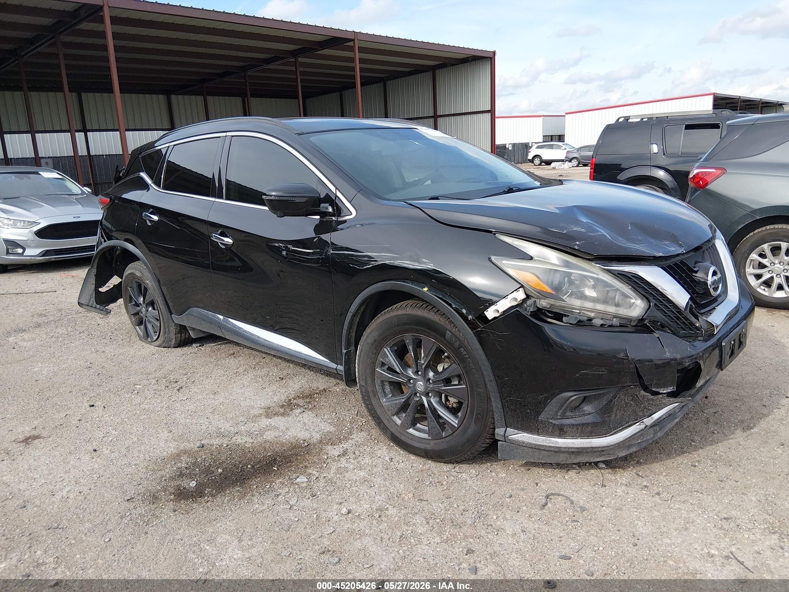 2018 Nissan Murano S, VIN 5N1AZ2MG7JN175942 — All over