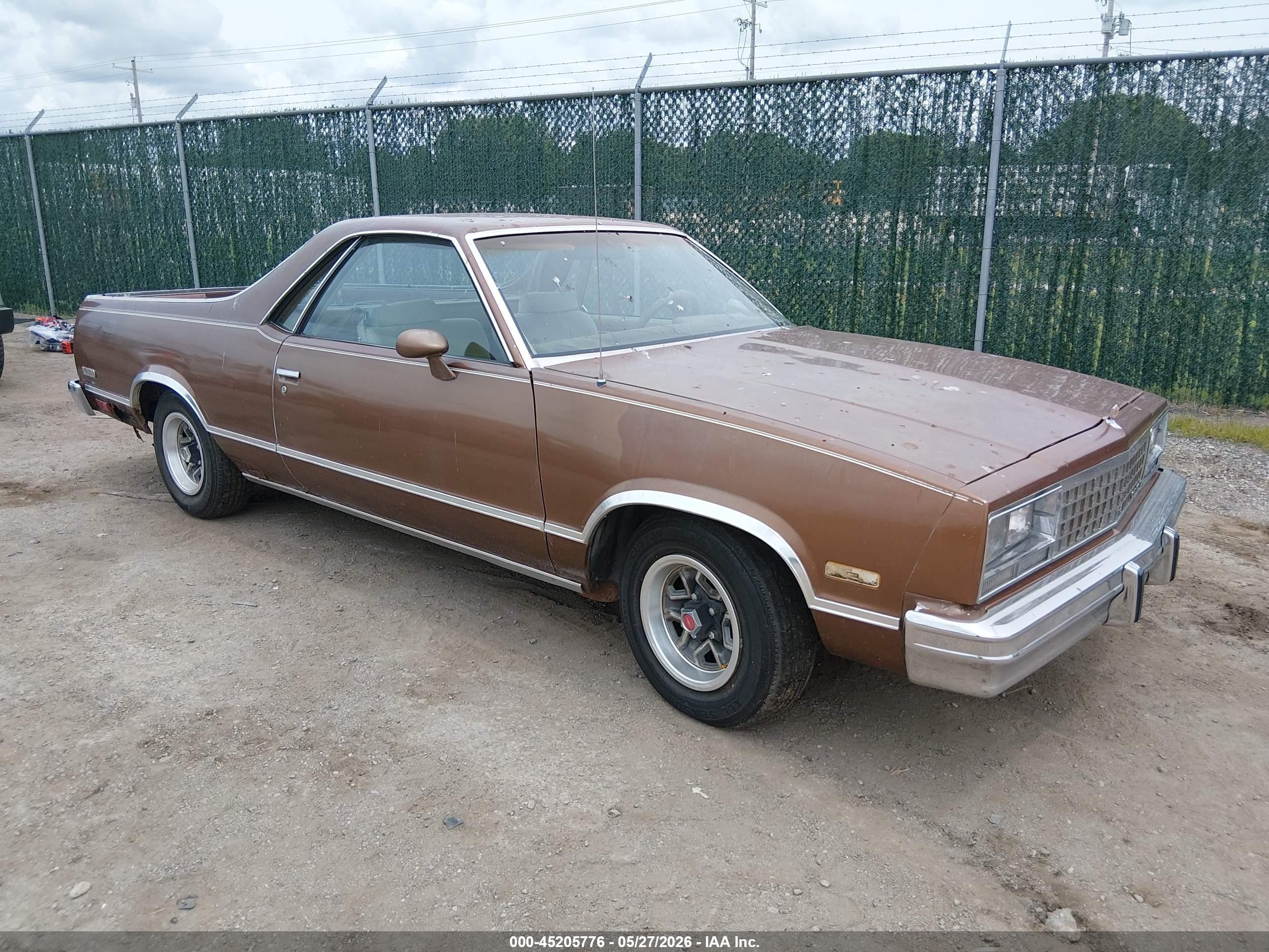 1985 Chevrolet El Camino, VIN 3GCCW80H8FS902171 — Normal wear