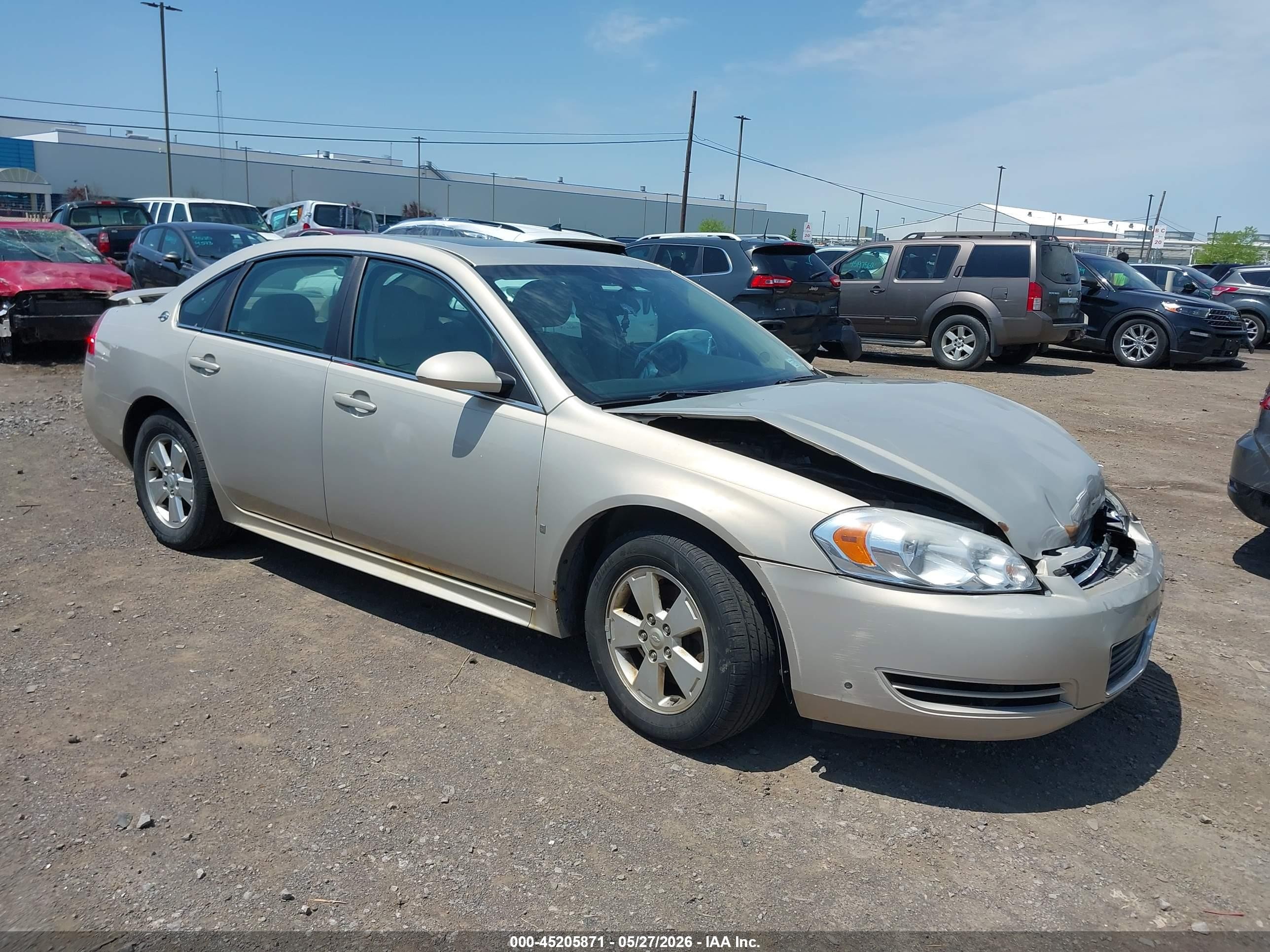 2009 Chevrolet Impala LT, VIN 2G1WT57K991206692 — Front end