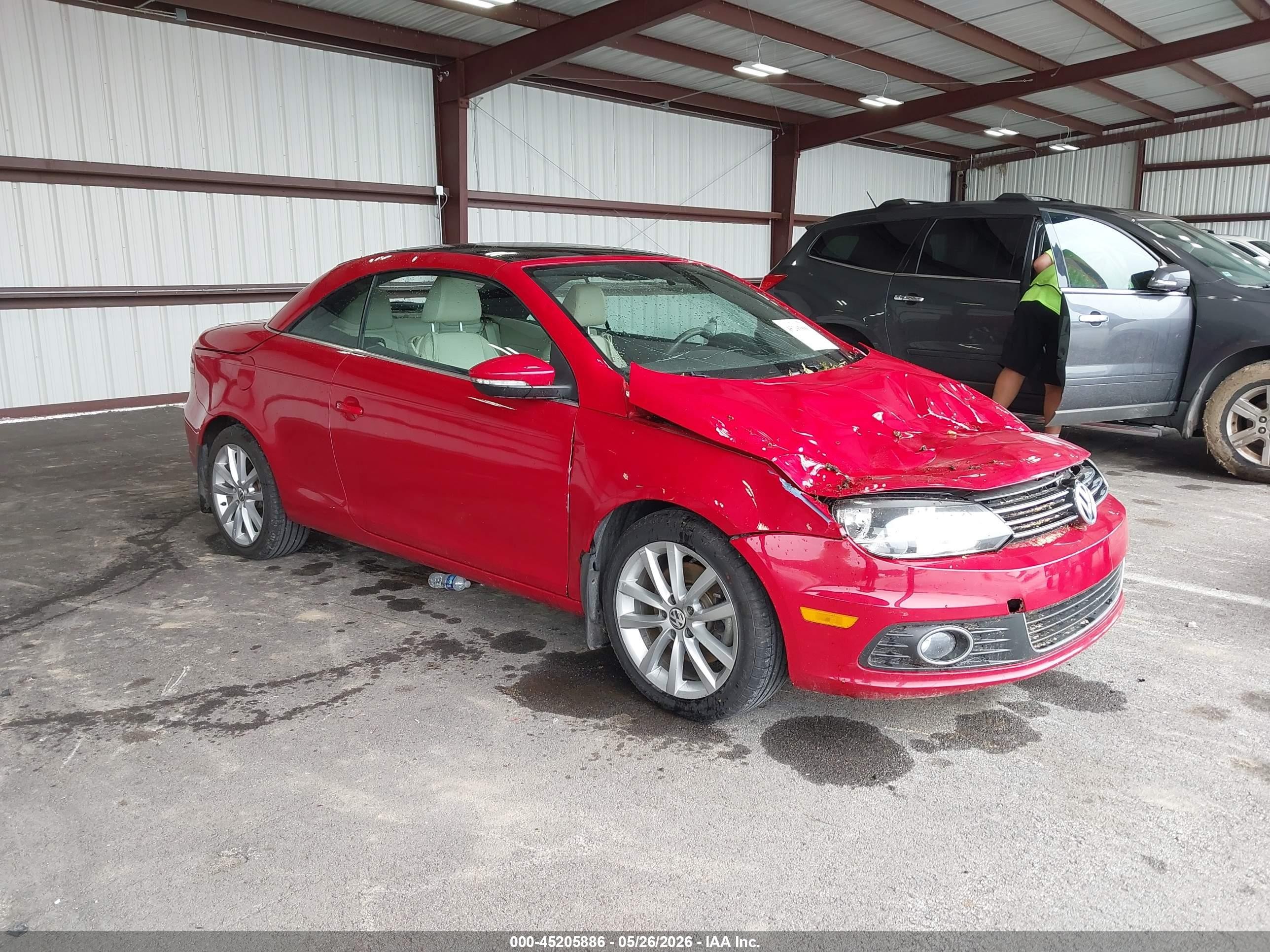 2014 Volkswagen Eos Komfort, VIN WVWBW8AH0EV001279 — All over