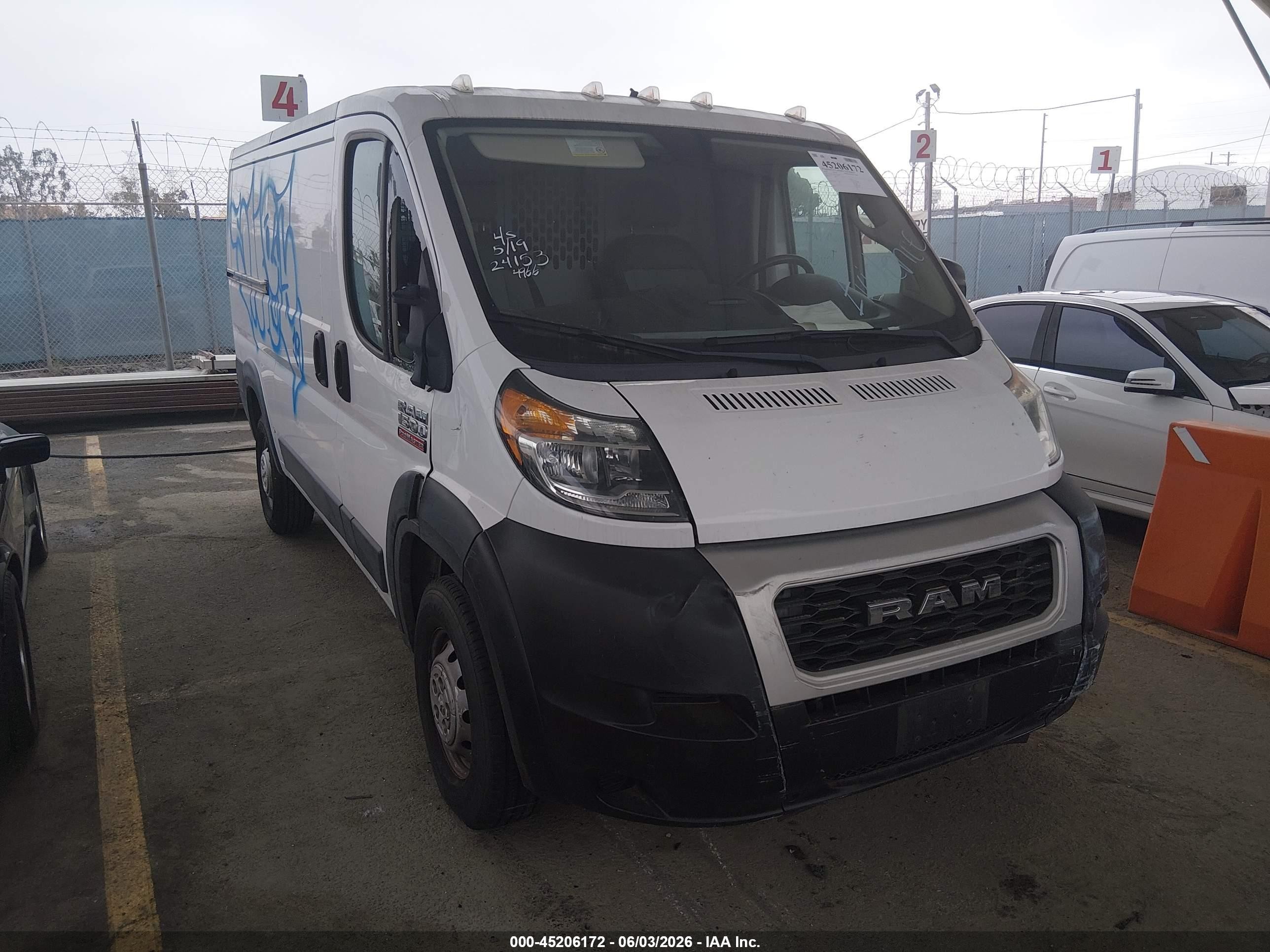 2020 Ram ProMaster Cargo, VIN 3C6TRVAG0LE114966 — Theft recovery