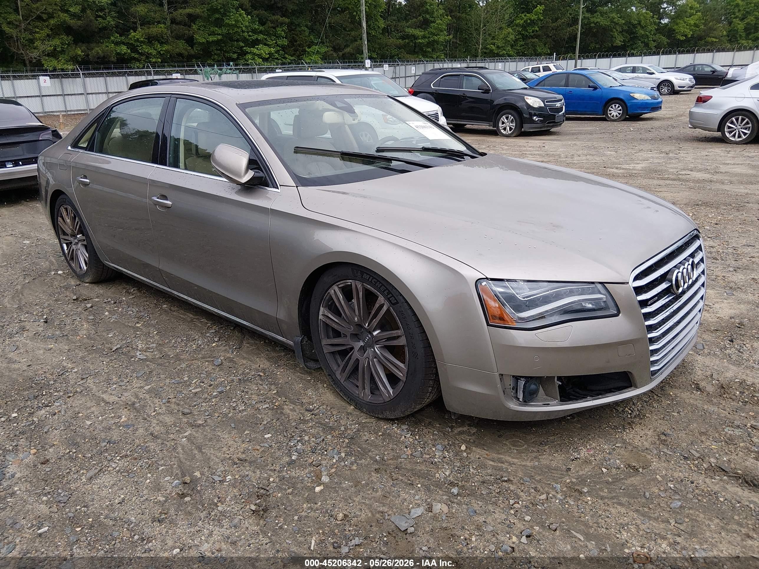2014 Audi A8 3.0T, VIN WAURGAFDXEN006351 — Электрика