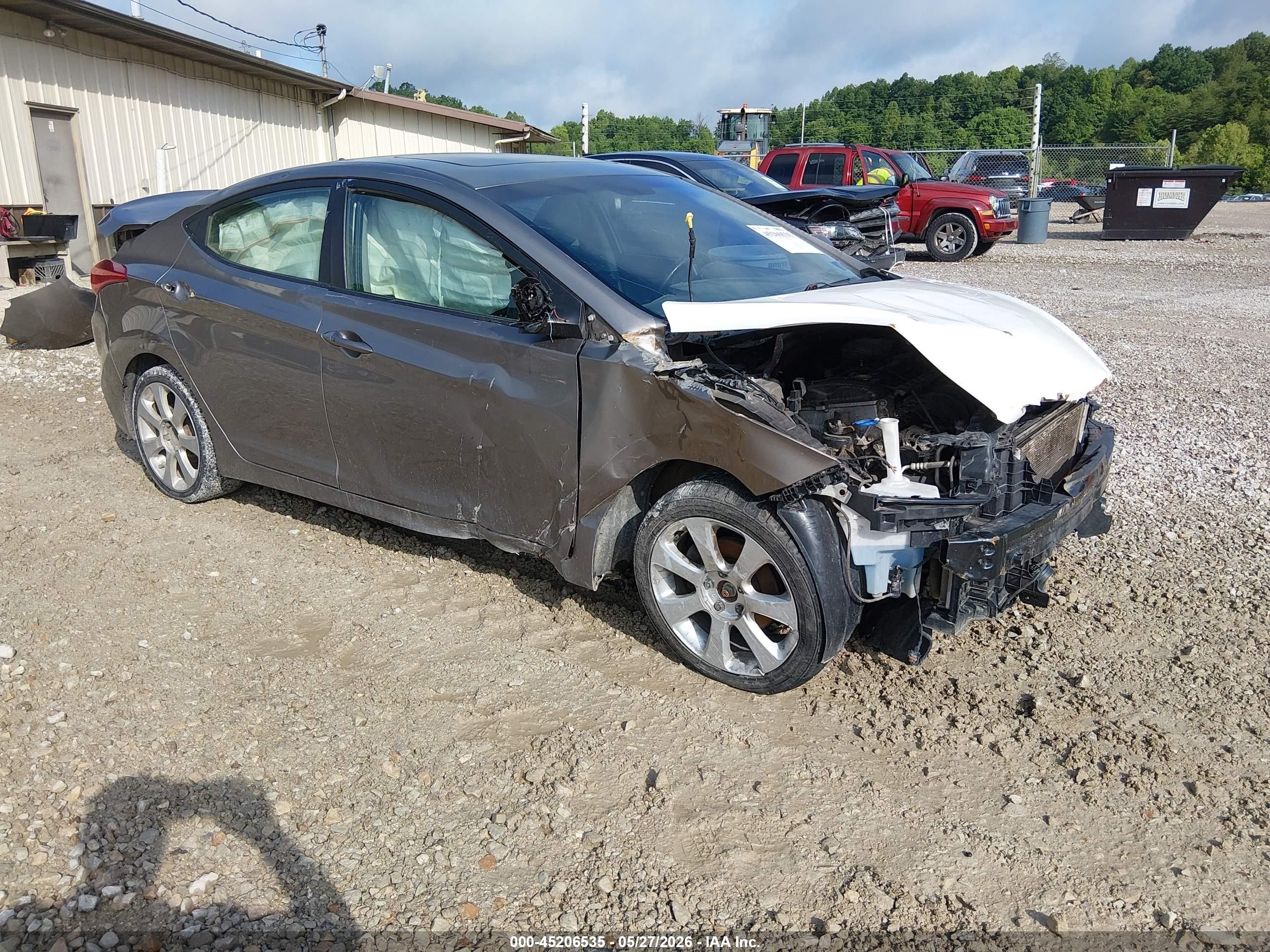 2012 Hyundai Elantra GLS, VIN 5NPDH4AE0CH110985 — All over
