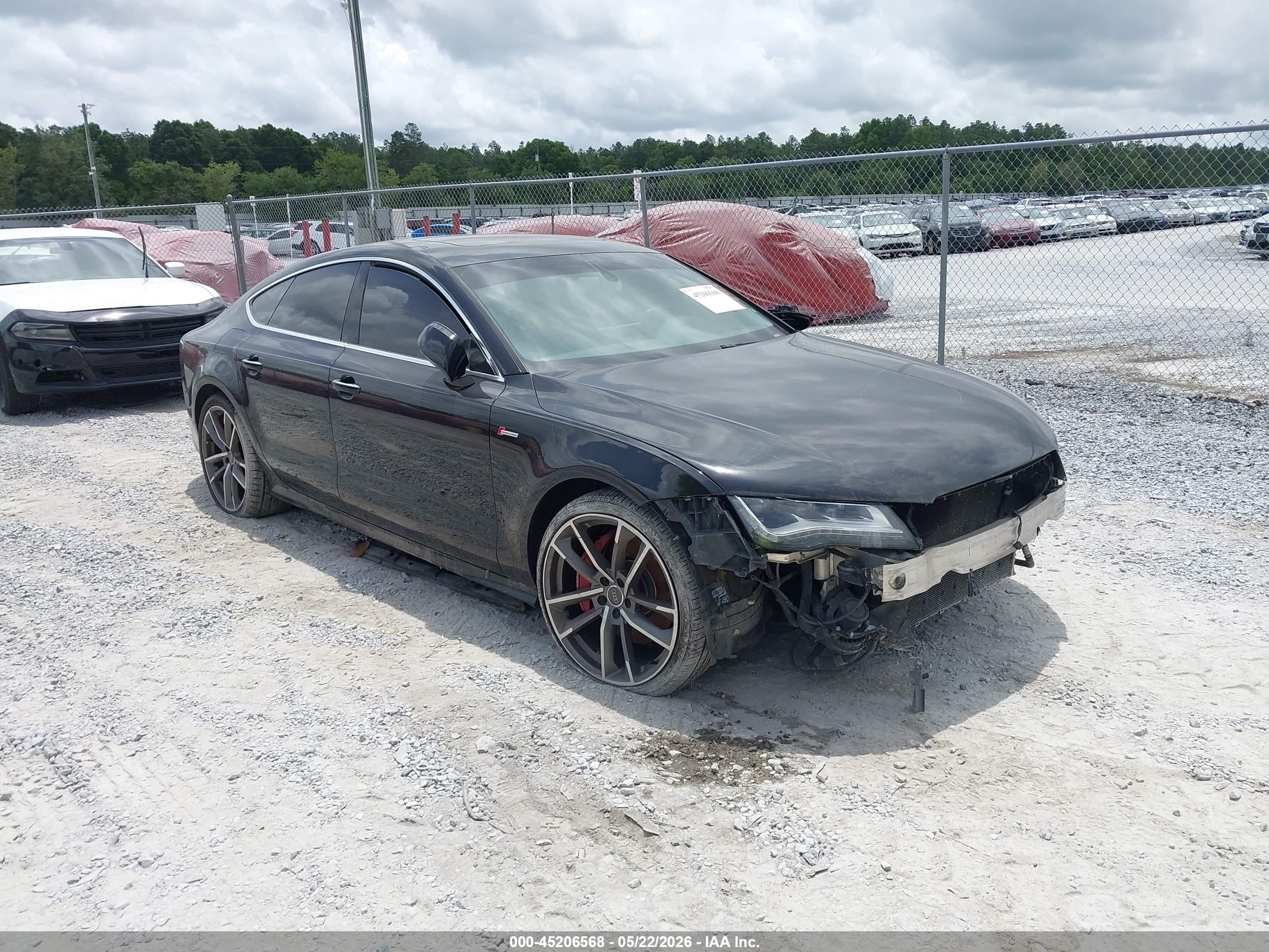 2012 Audi A7 Prestige, VIN WAU2GAFC4CN105219 — Front end