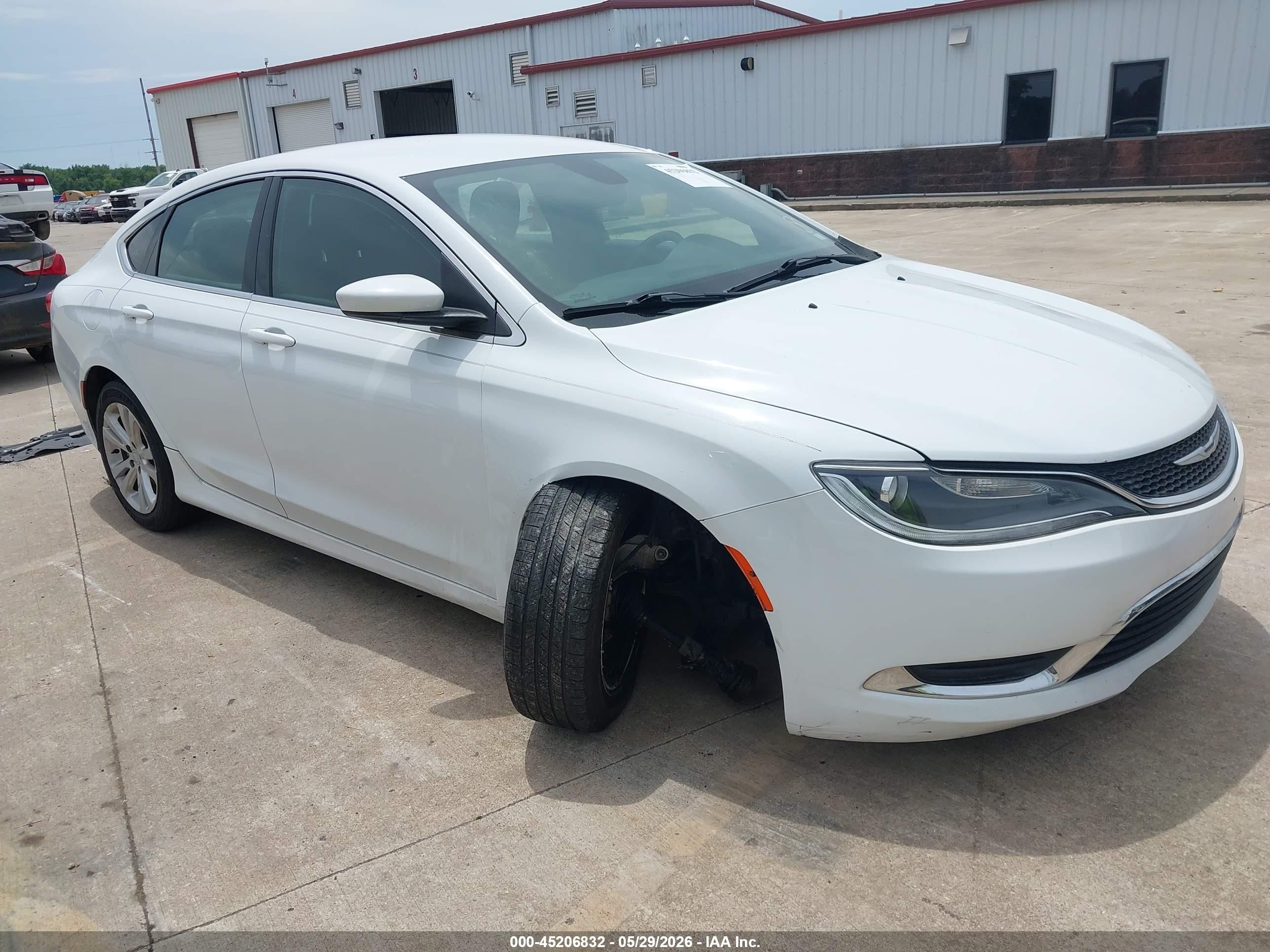 2015 Chrysler 200 Limited, VIN 1C3CCCAB6FN532777 — Not stated
