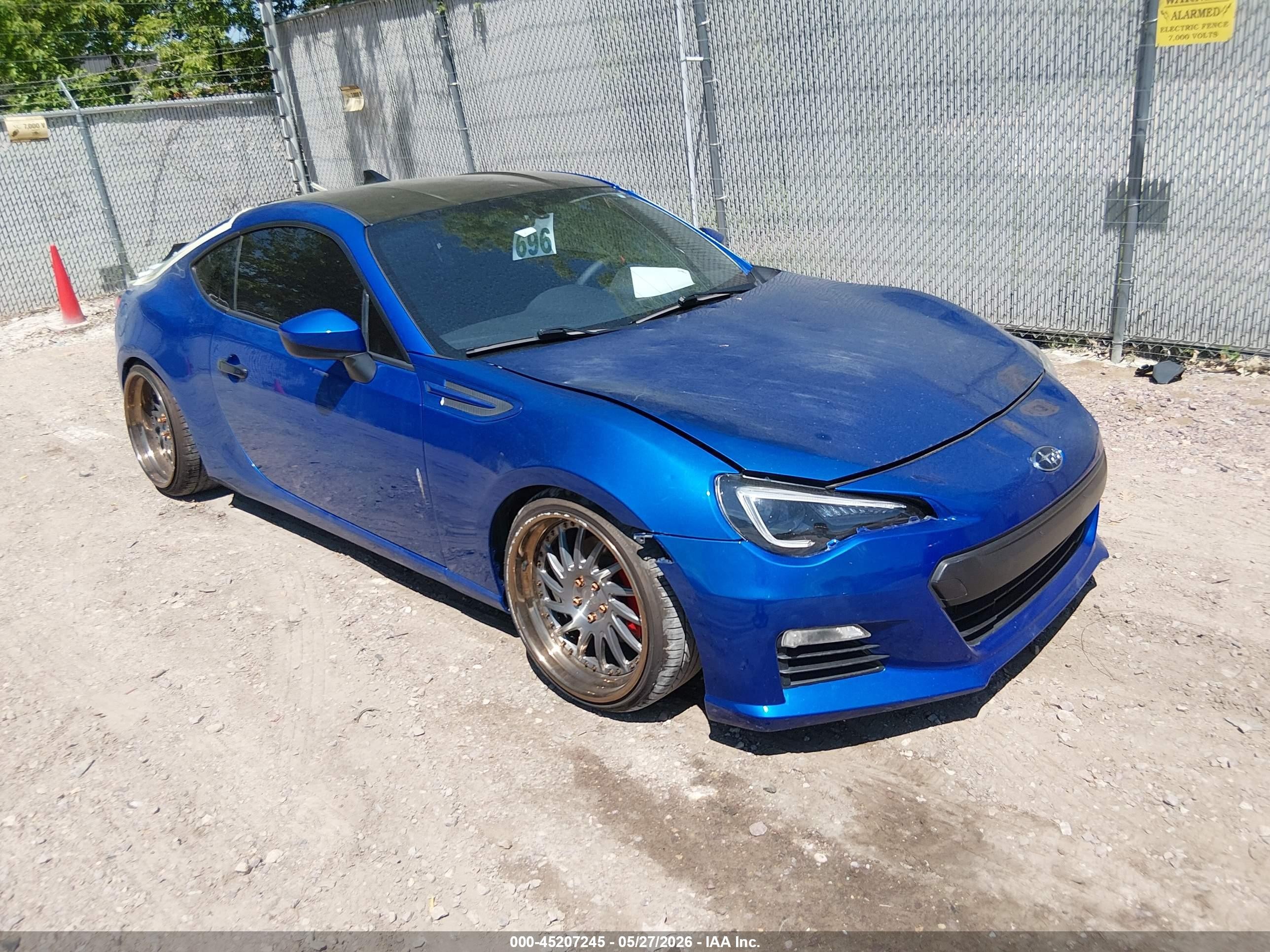 2015 Subaru BRZ Premium, VIN JF1ZCAB18F9603279 — Hail
