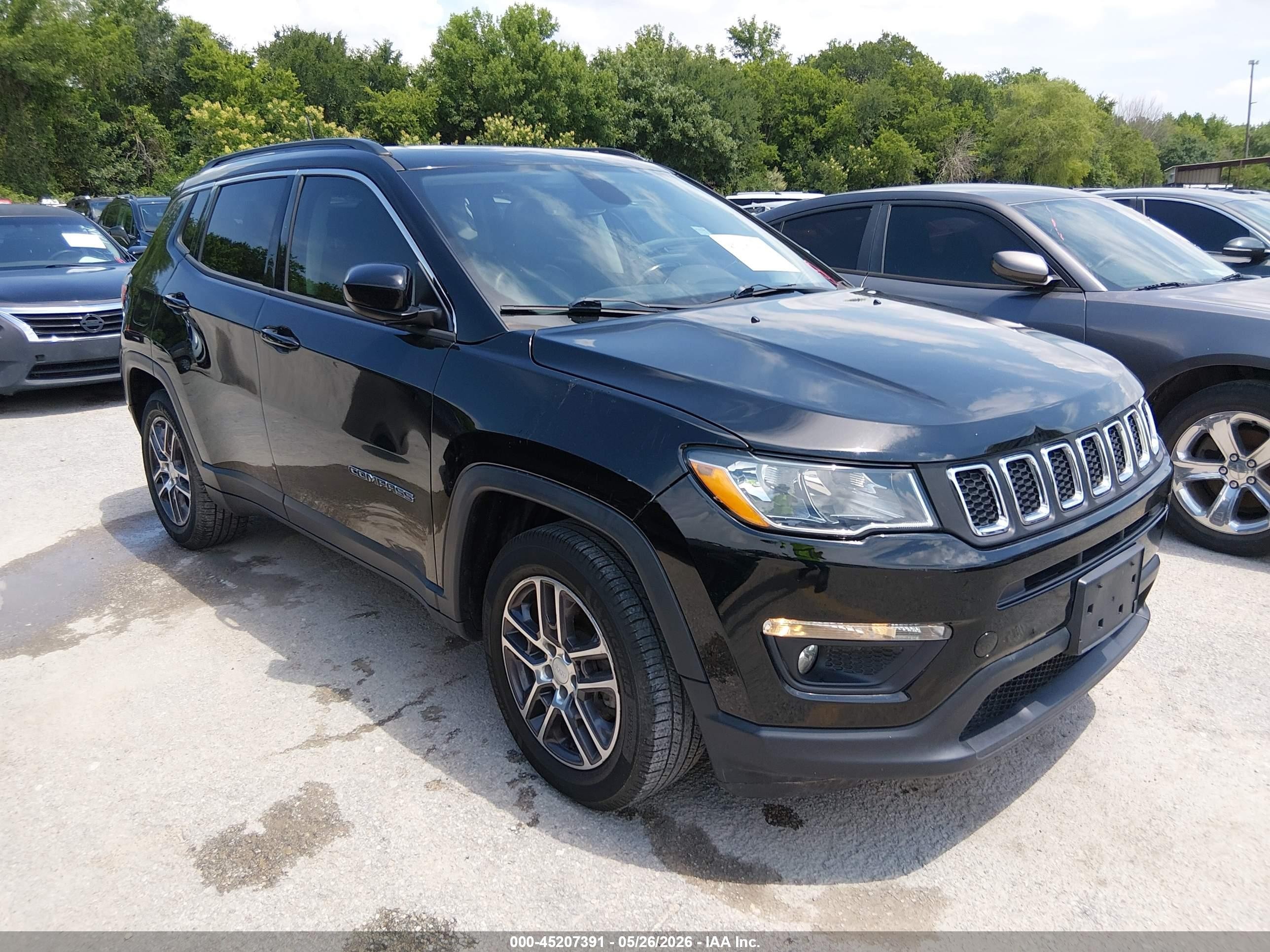 2020 Jeep Compass Altitude, VIN 3C4NJCBB7LT144395 — Repossession