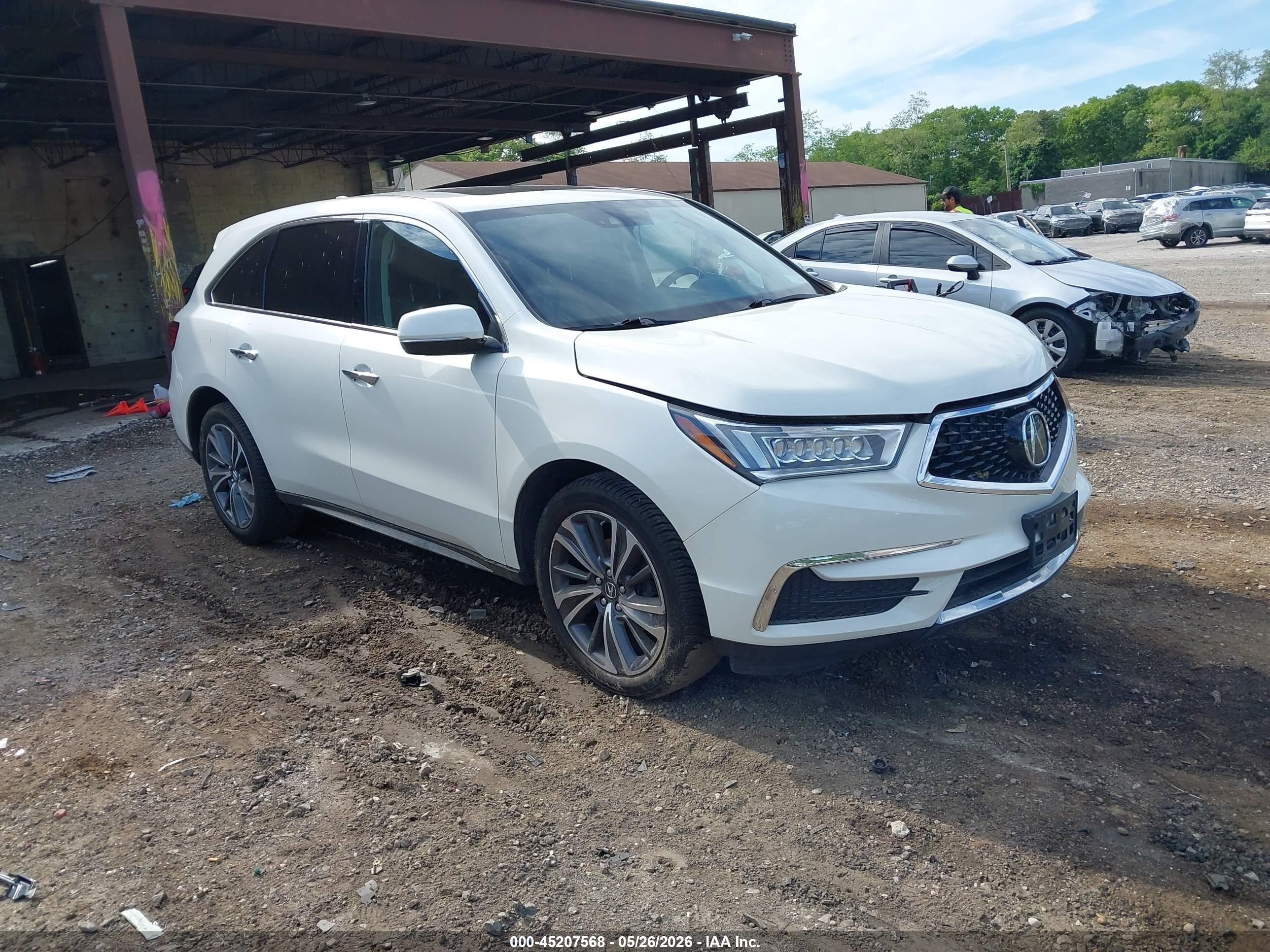 2019 Acura MDX Technology, VIN 5J8YD4H5XKL006440 — Вода / потоп