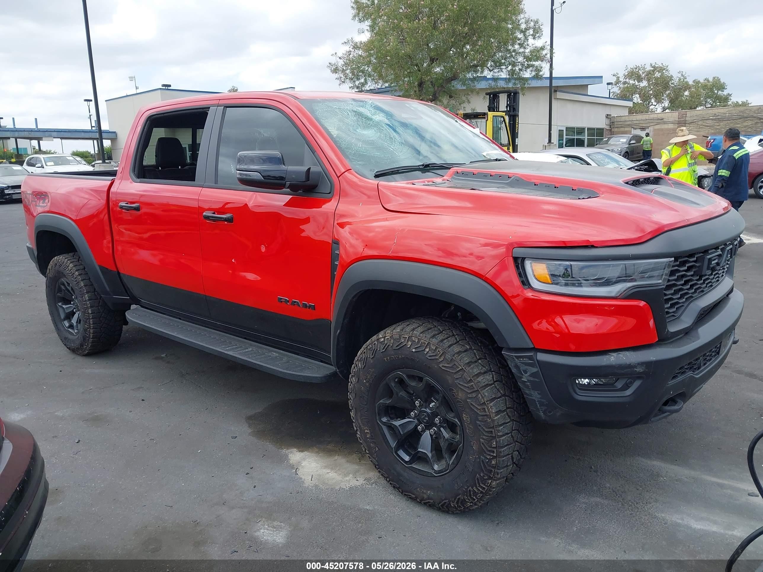 2025 Ram 1500 RHO, VIN 1C6SRFUP0SN602029 — Vandalism
