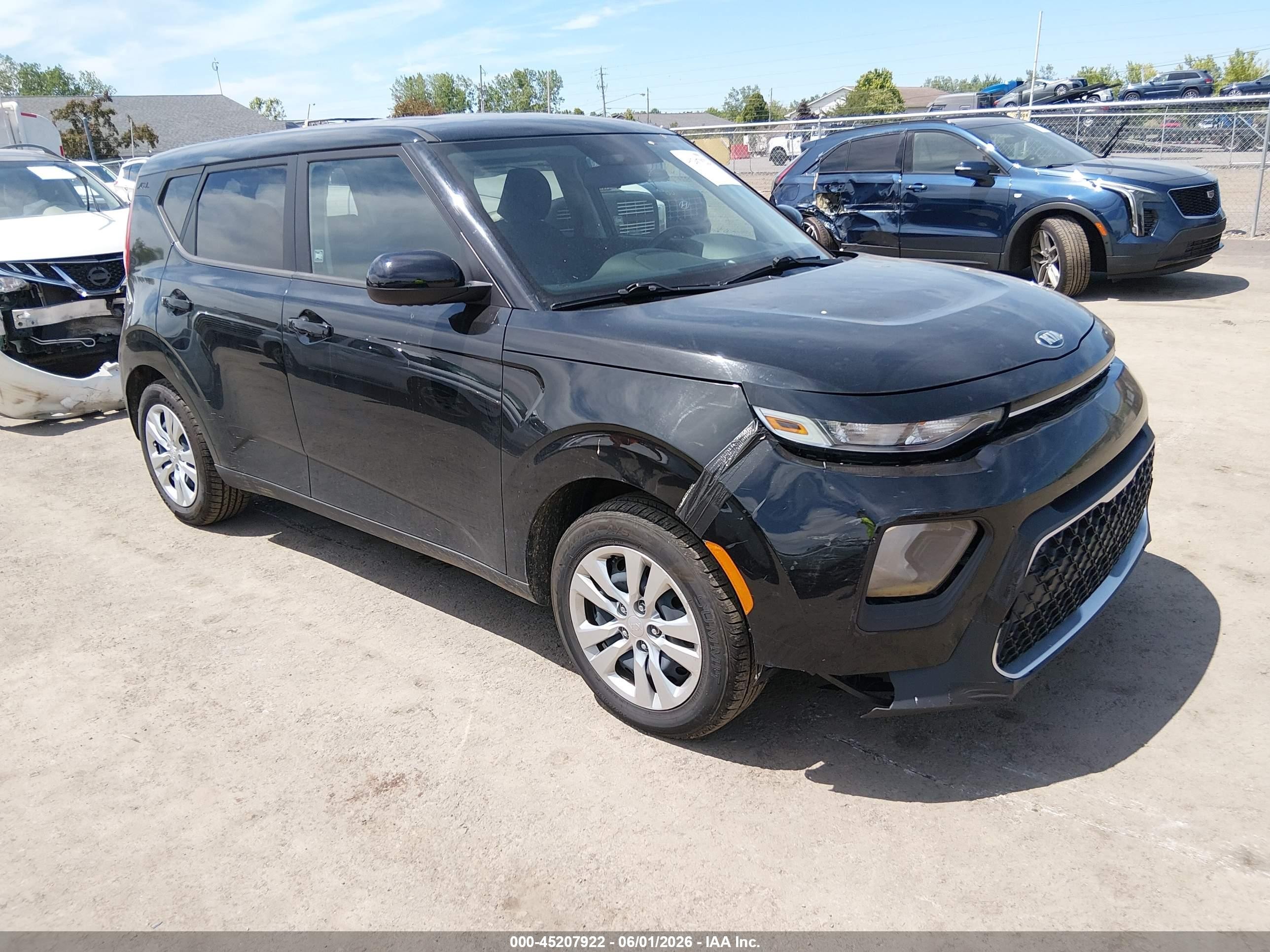 2021 Kia Soul LX, VIN KNDJ23AU9M7786833 — Hail