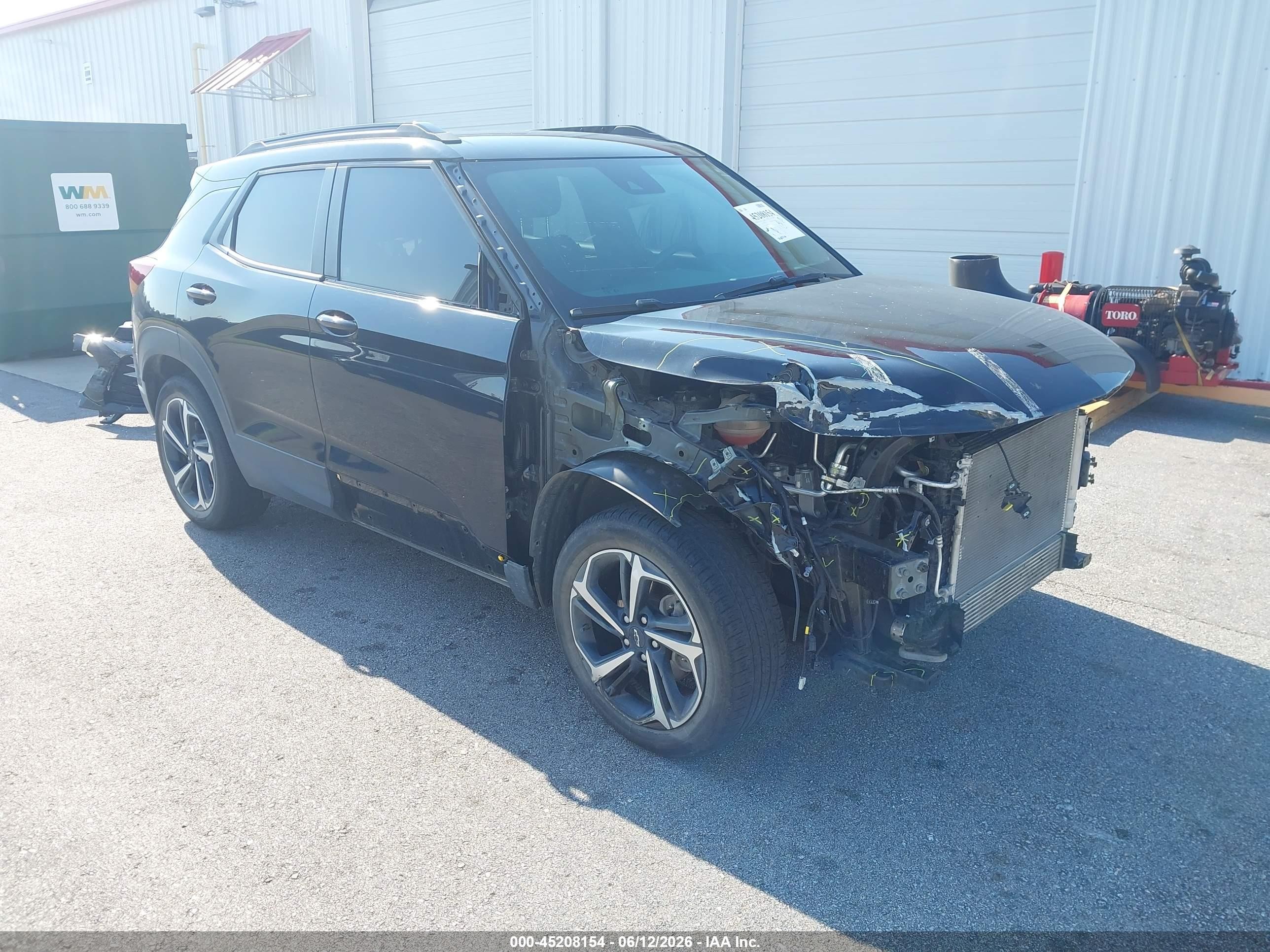 2022 Chevrolet TrailBlazer RS, VIN KL79MUSL5NB057412 — Front end