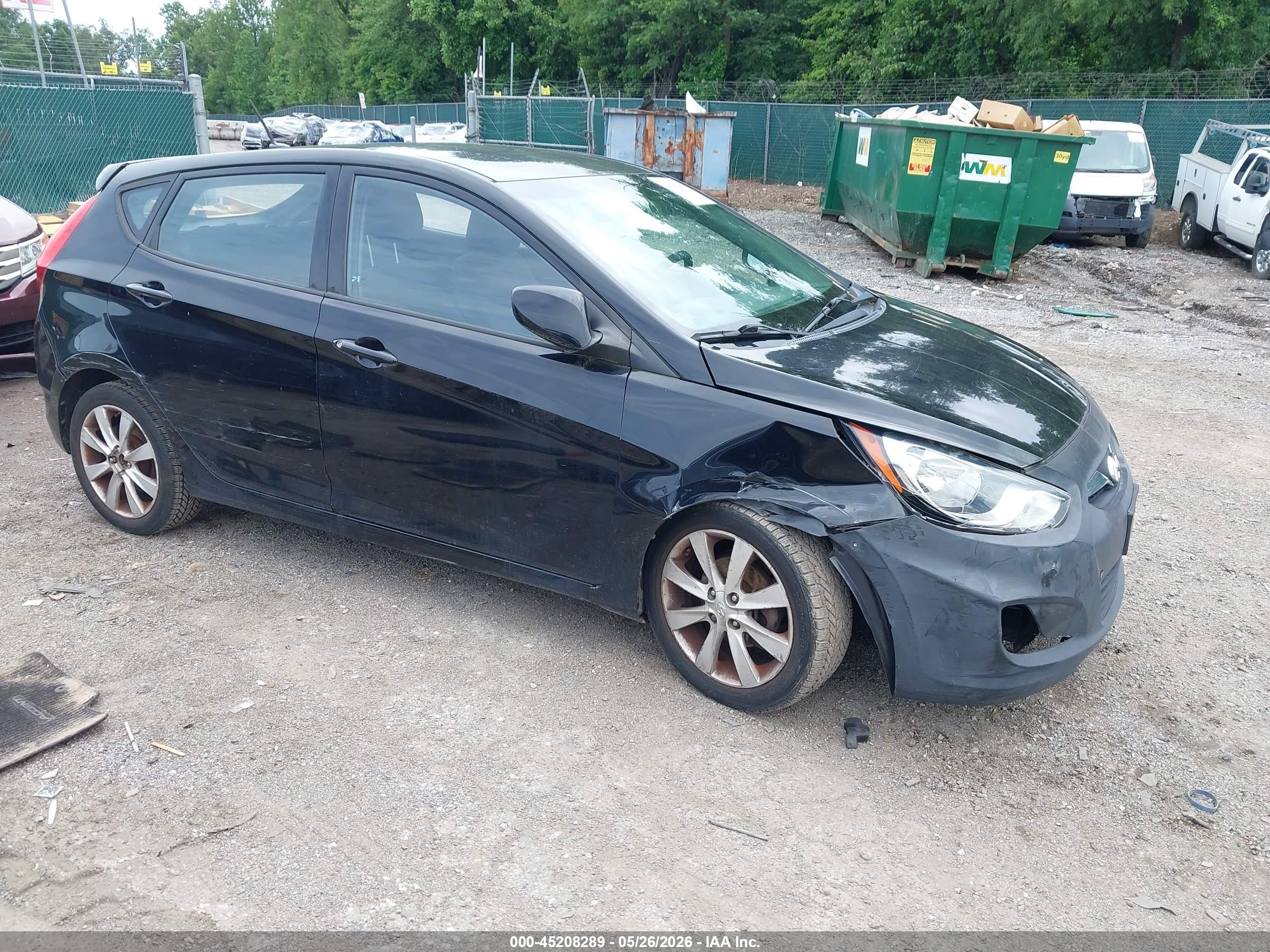 2012 Hyundai Accent SE, VIN KMHCU5AE8CU039680 — All over