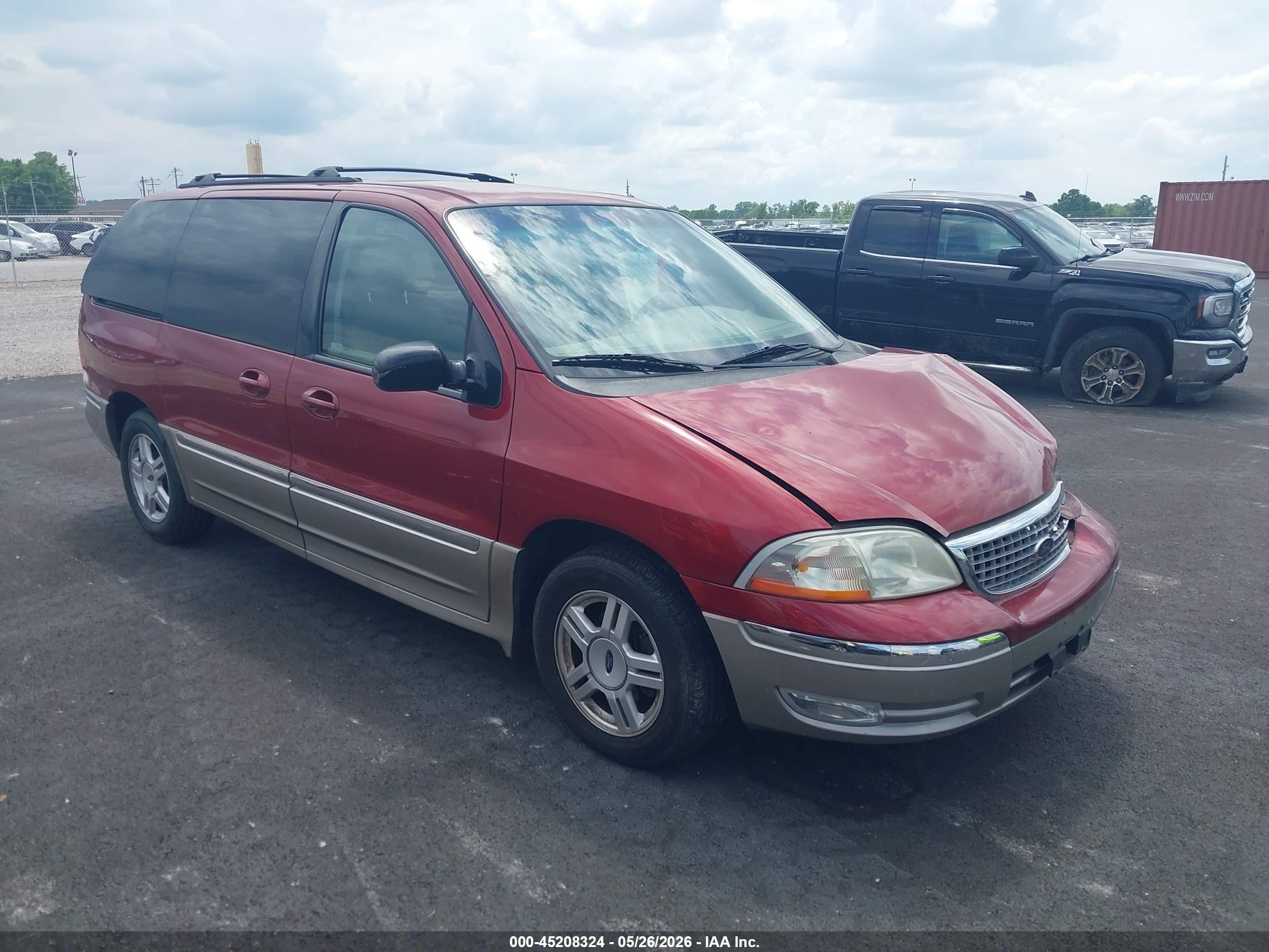 2002 Ford Windstar SEL, VIN 2FMZA53492BB08906 — Front end
