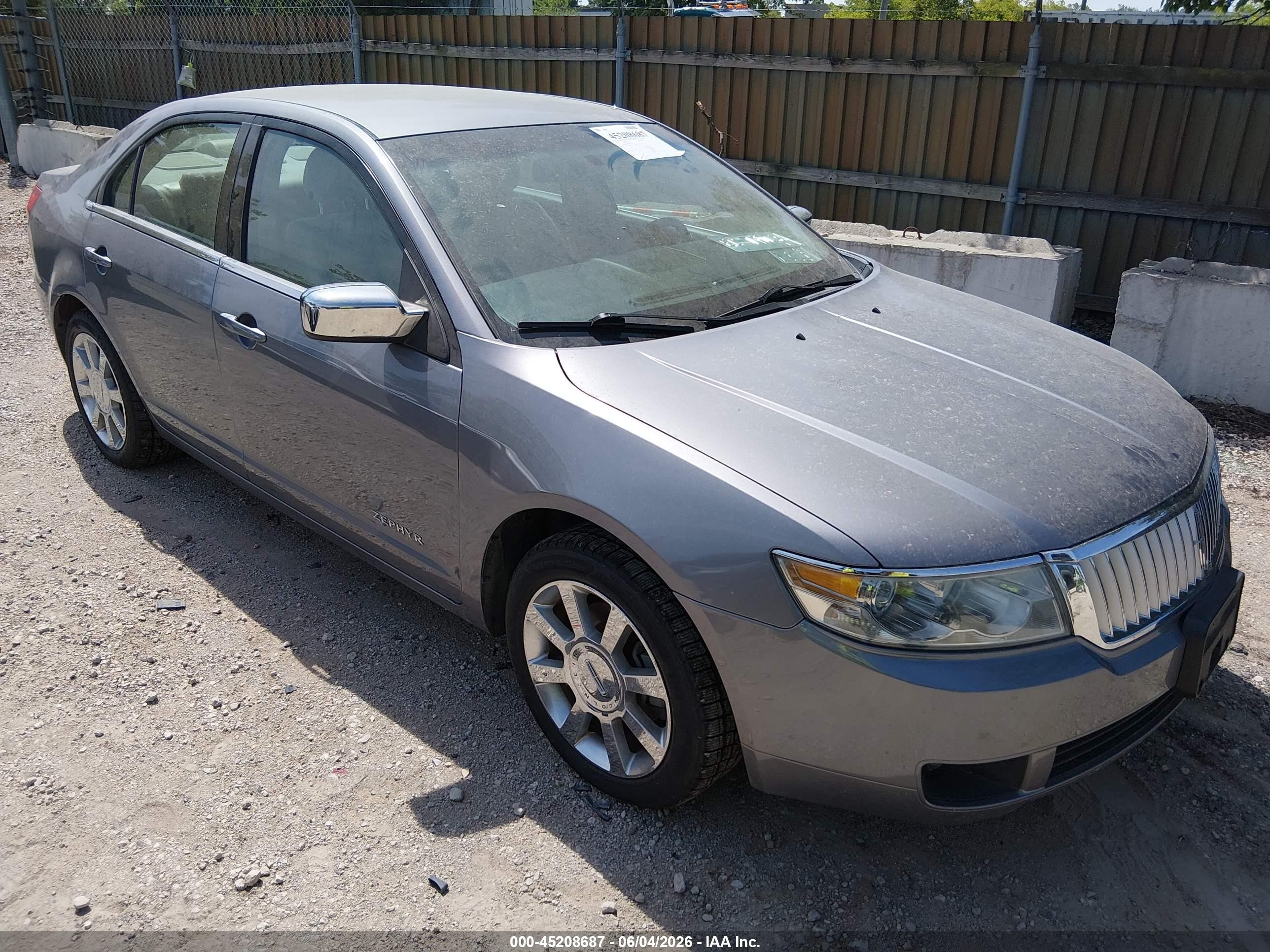 2006 Lincoln Zephyr, VIN 3LNHM26166R628183 — Обычный износ