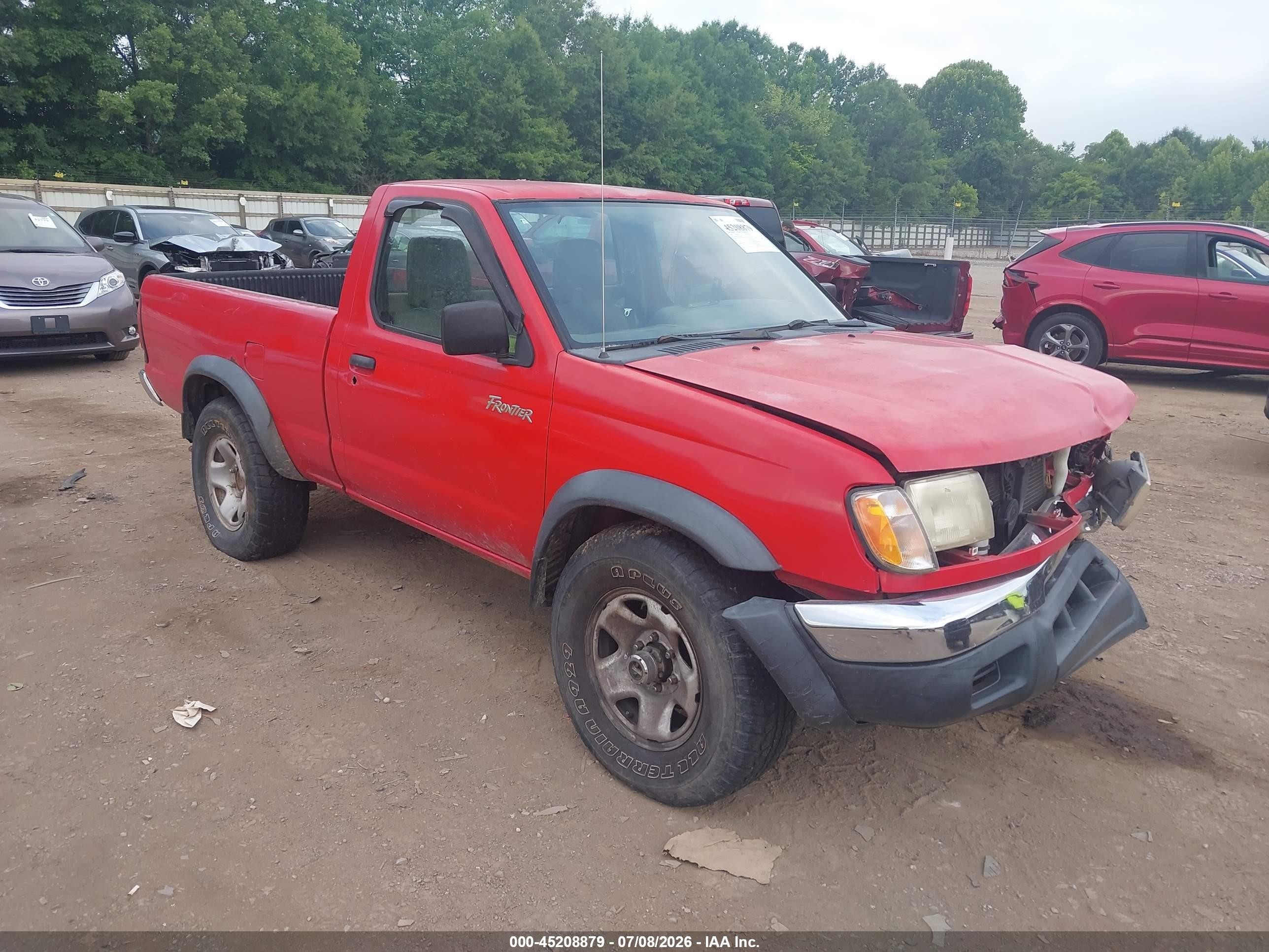1998 Nissan Frontier, VIN 1N6DD21Y0WC374392 — Front end