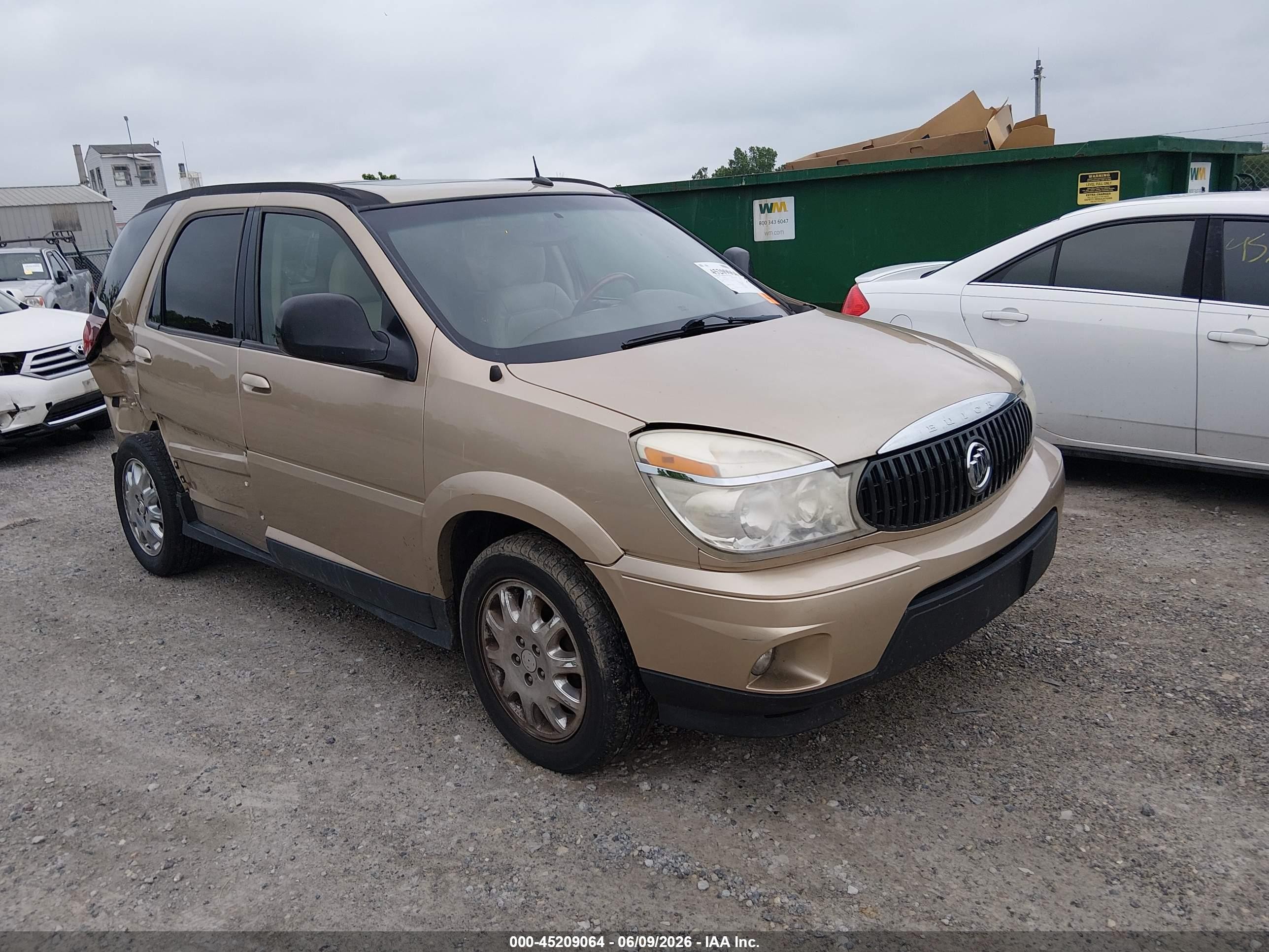 2006 Buick Rendezvous, VIN 3G5DA03L06S533608 — Rear end