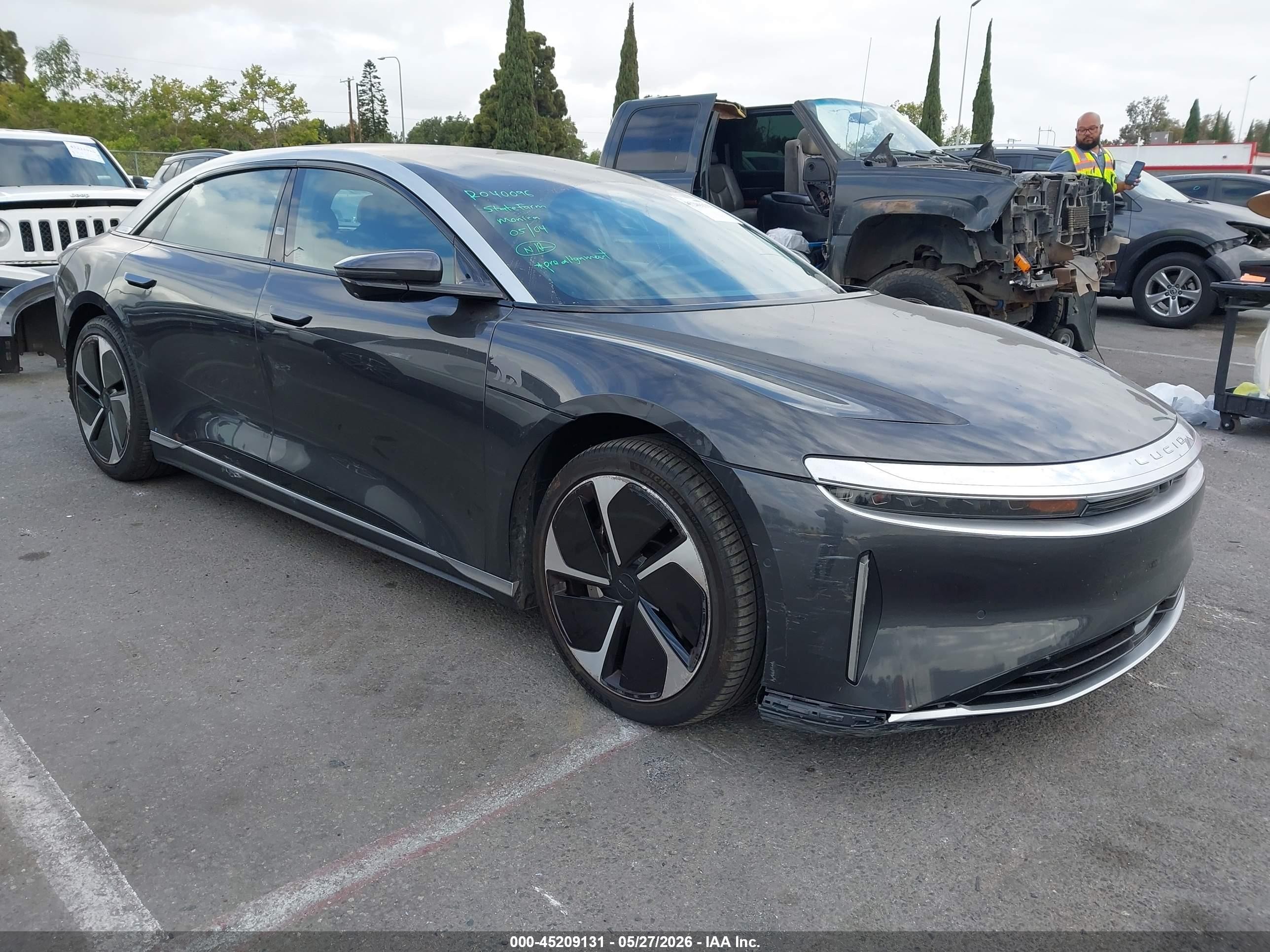 2023 Lucid Air Touring, VIN 50EA1TEA2PA002899 — Side