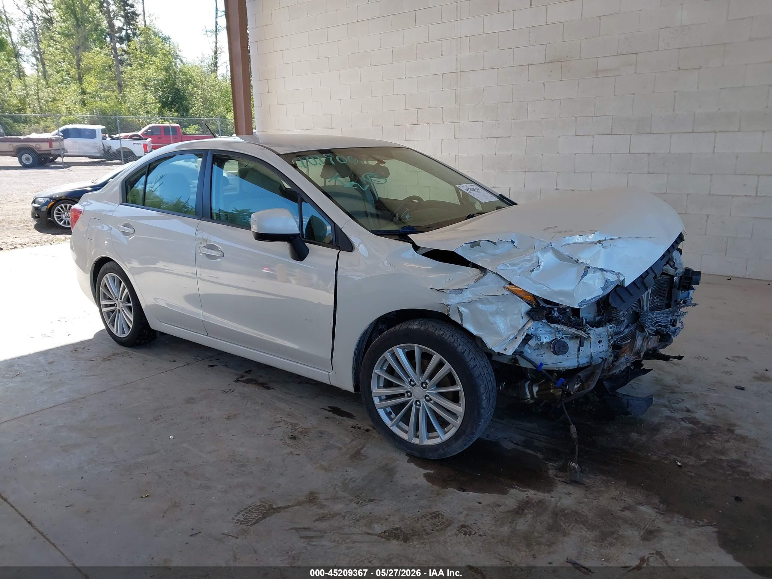 2012 Subaru Impreza Premium, VIN JF1GJAE68CH007353 — Front end