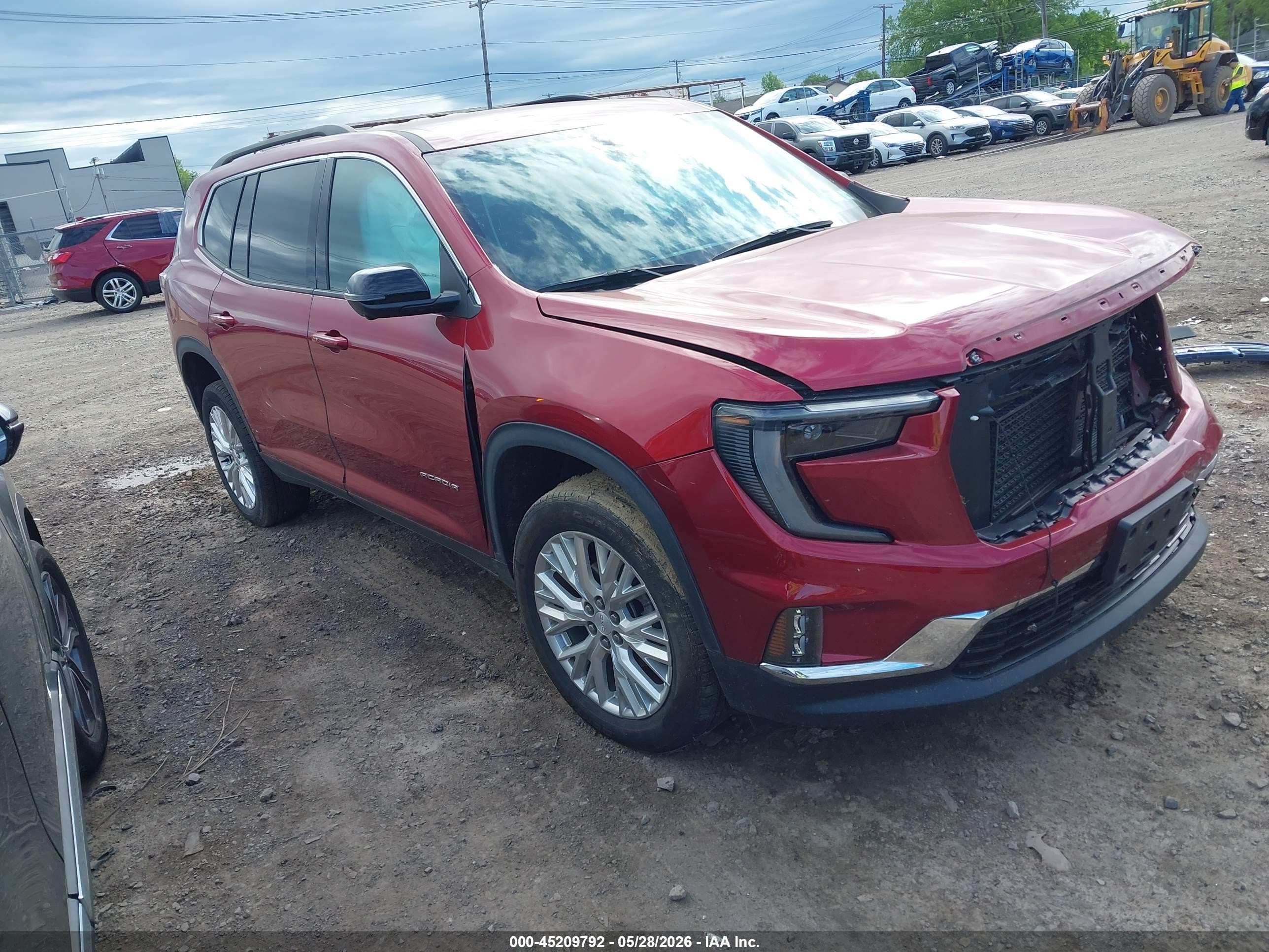 2024 GMC Acadia AWD Elevation, VIN 1GKENNKS5RJ204582 — Front end