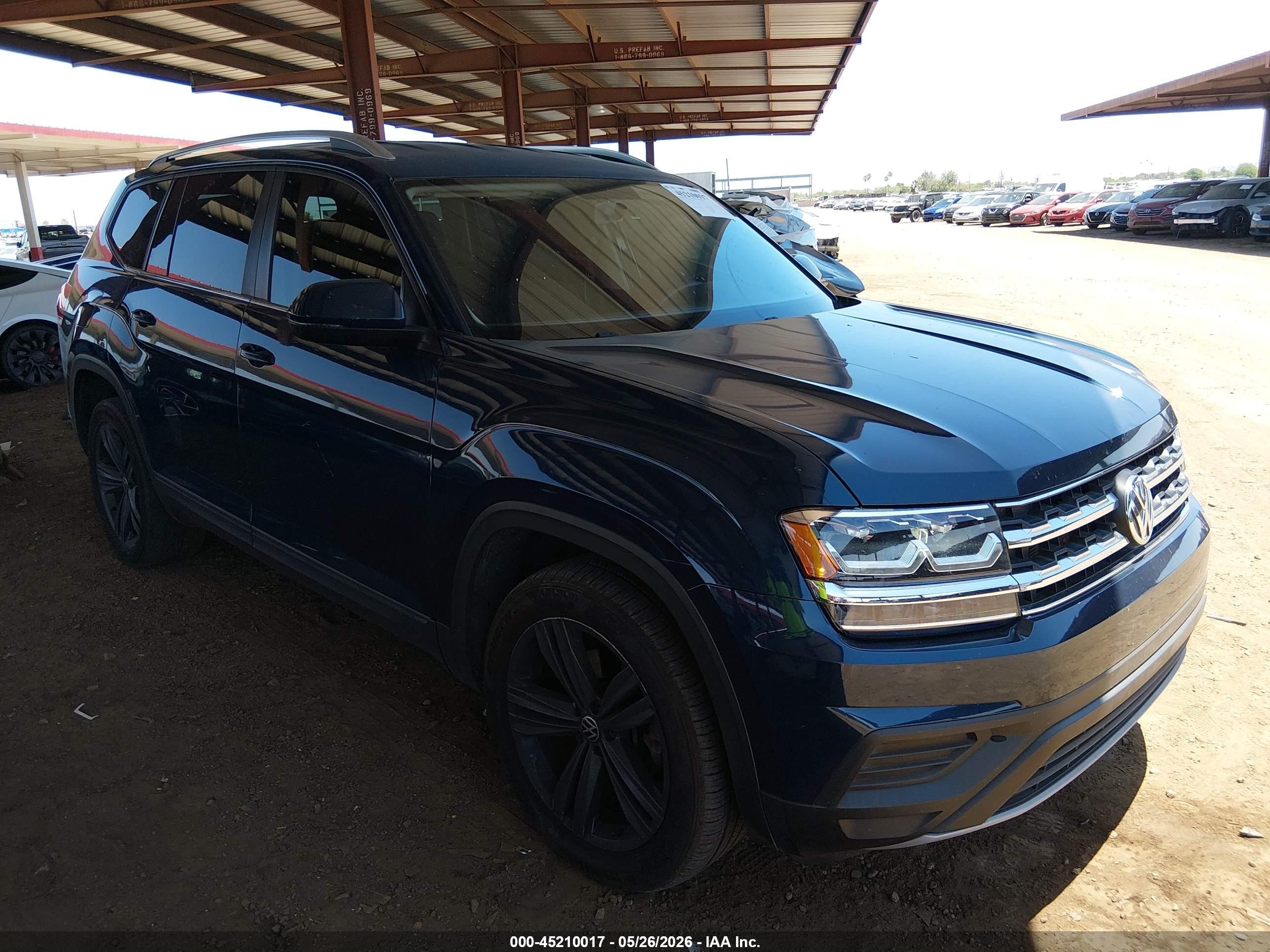 2018 Volkswagen Atlas S, VIN 1V2AP2CA5JC541060 — Зад