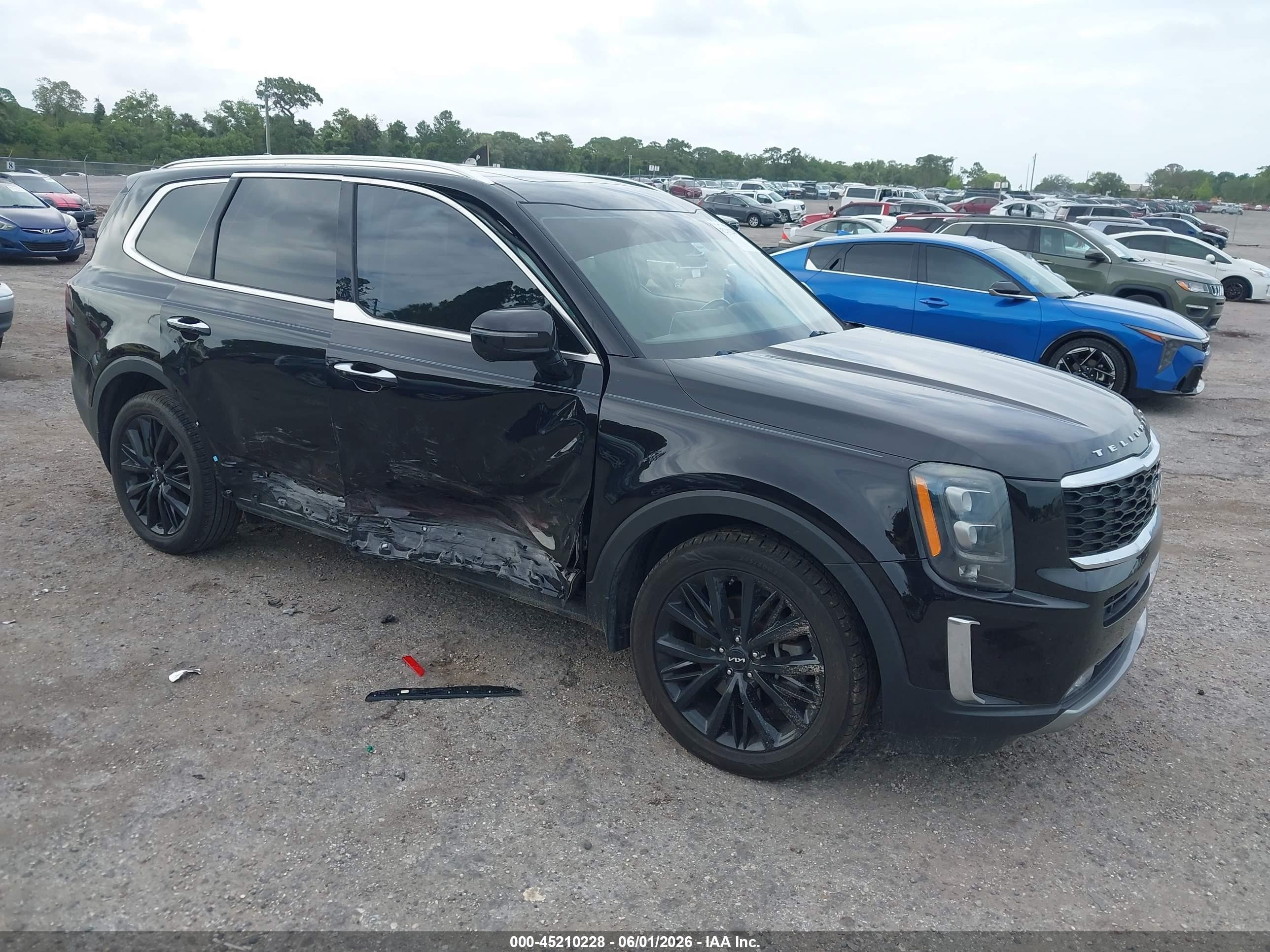 2022 Kia Telluride SX, VIN 5XYP54HC1NG231464 — Side