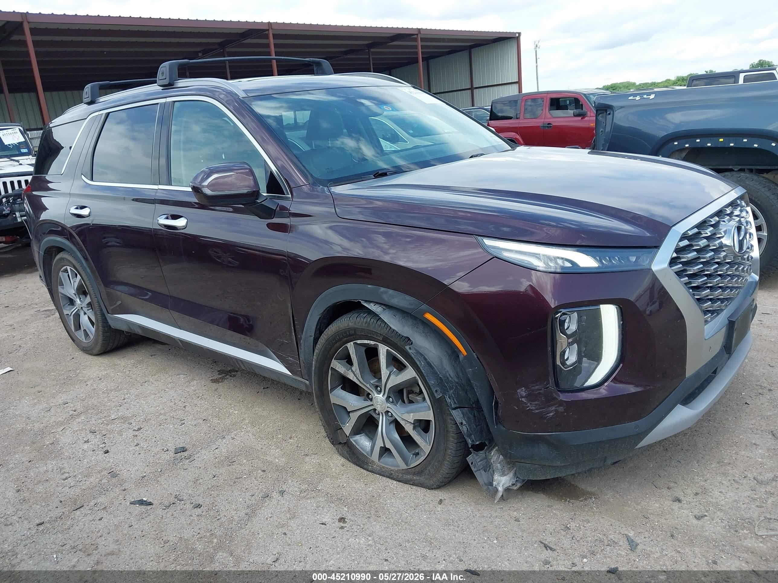 2020 Hyundai Palisade SEL, VIN KM8R44HE3LU037622 — Front end