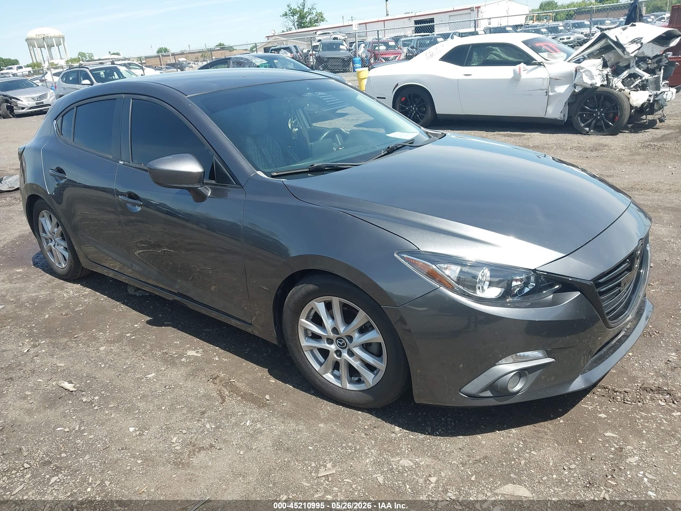 2015 Mazda 3 i Touring, VIN 3MZBM1L78FM176776 — Front end