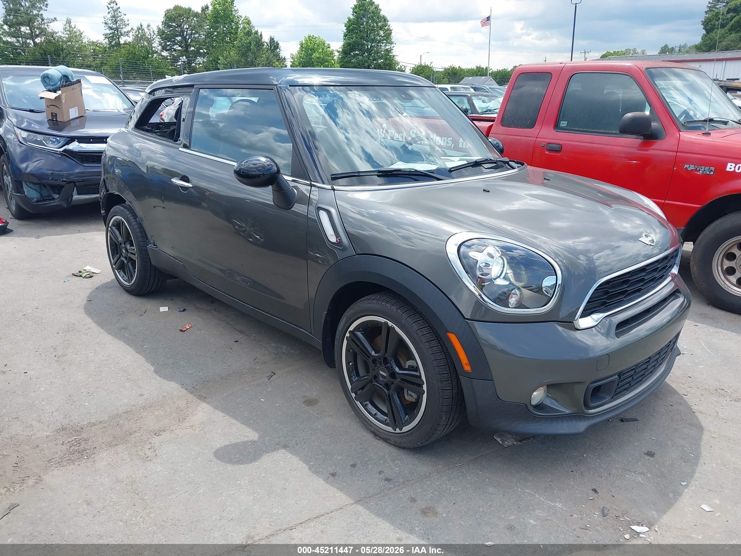 2013 MINI Paceman S, VIN WMWSS5C52DWN66474 — Rear end
