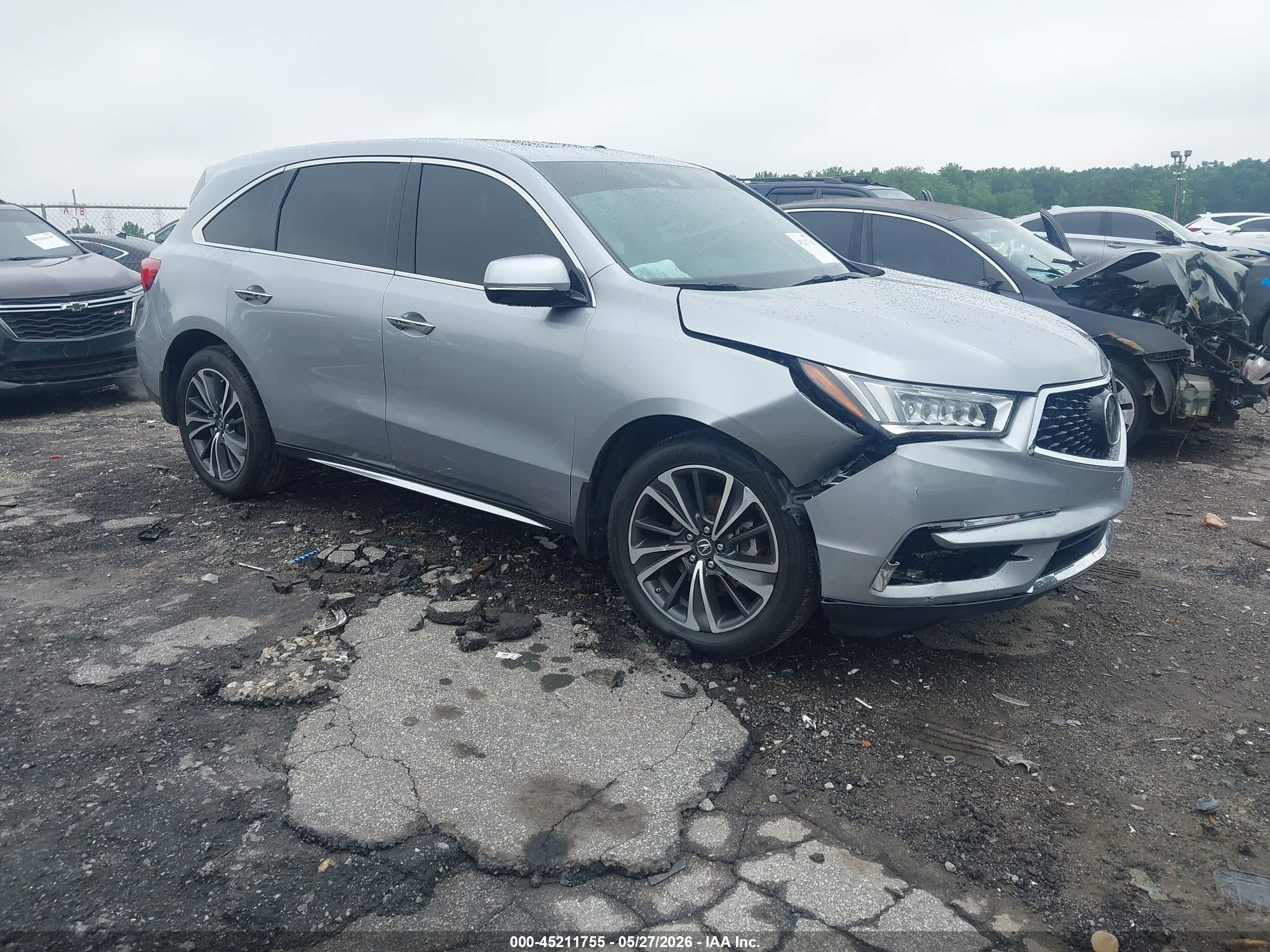 2020 Acura MDX Technology, VIN 5J8YD3H5XLL010922 — Перед