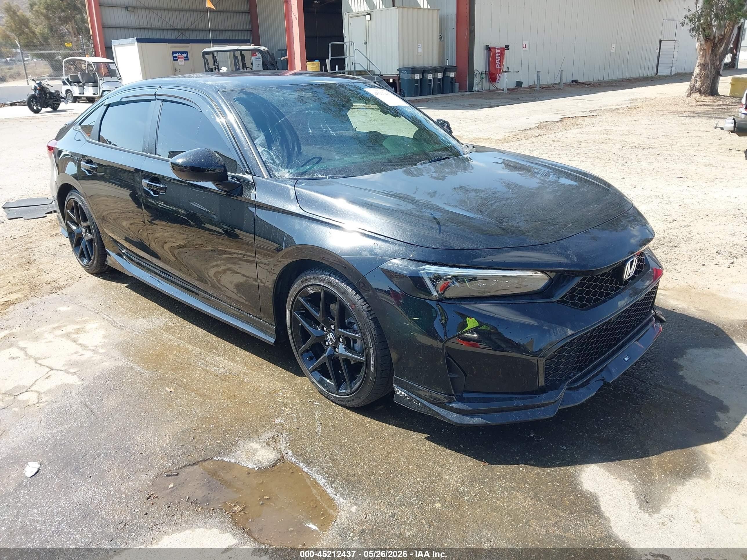 2025 Honda Civic Sport, VIN 2HGFE2F57SH592846 — Burn