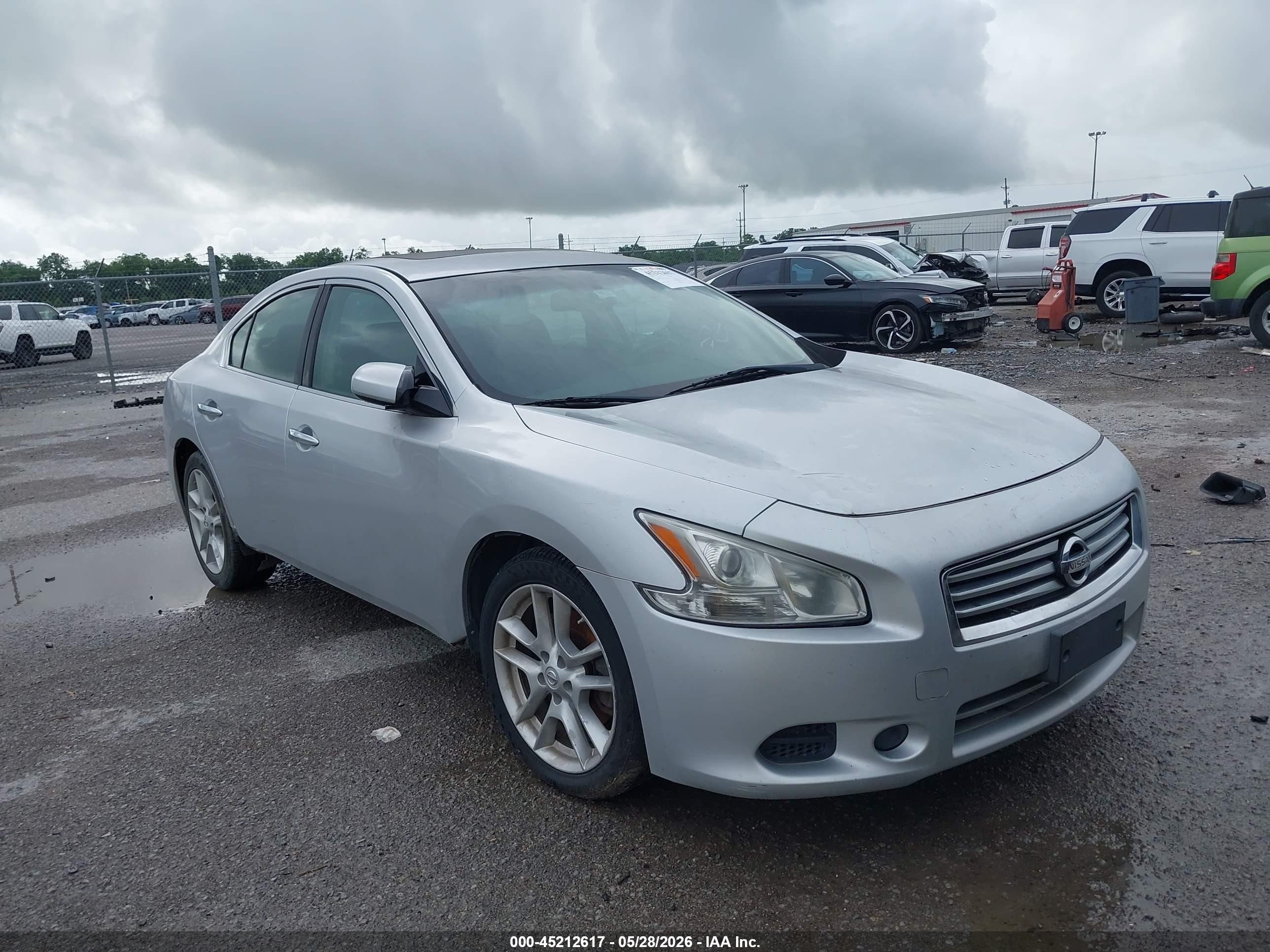 2012 Nissan Maxima SV, VIN 1N4AA5AP8CC860523 — Фото с аукциона