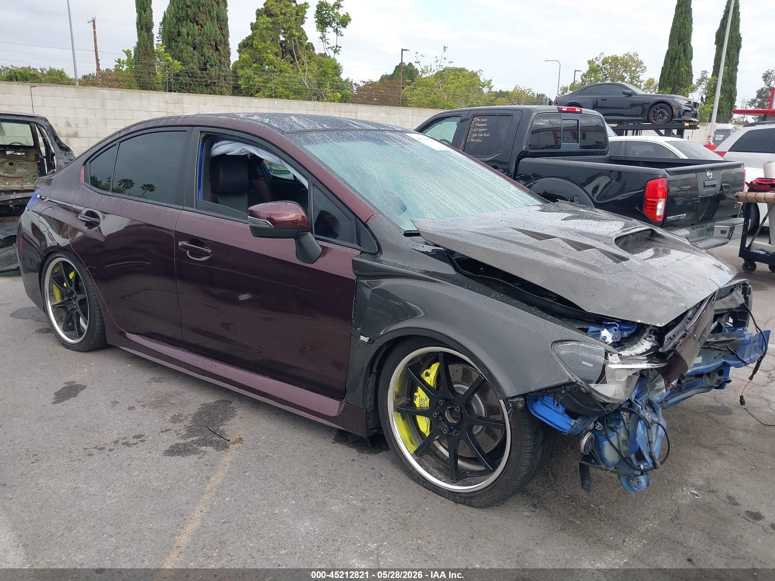 2021 Subaru WRX STI, VIN JF1VA2S62M9820538 — Front end