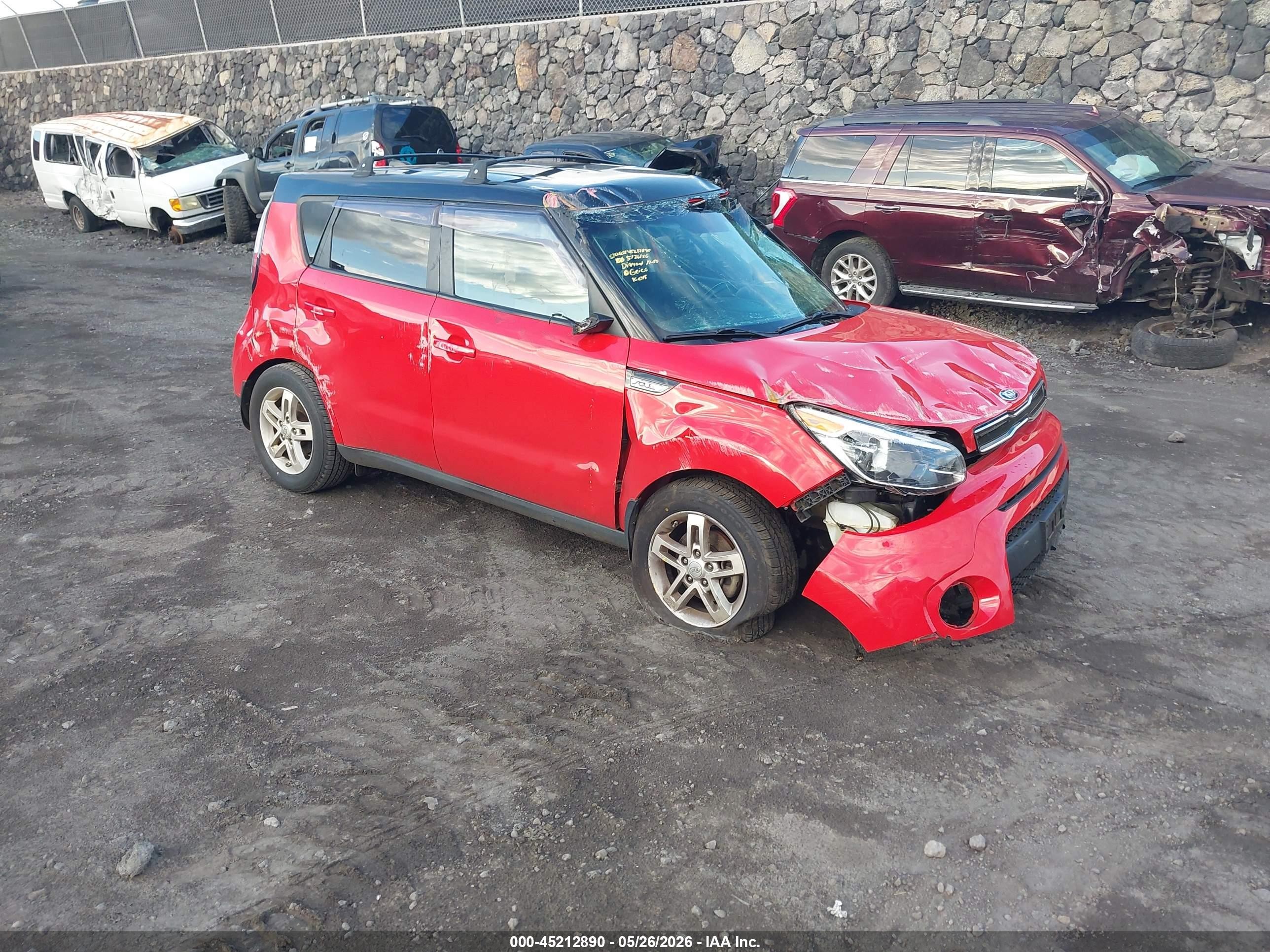 2017 Kia Soul +, VIN KNDJP3A56H7464800 — Опрокидывание