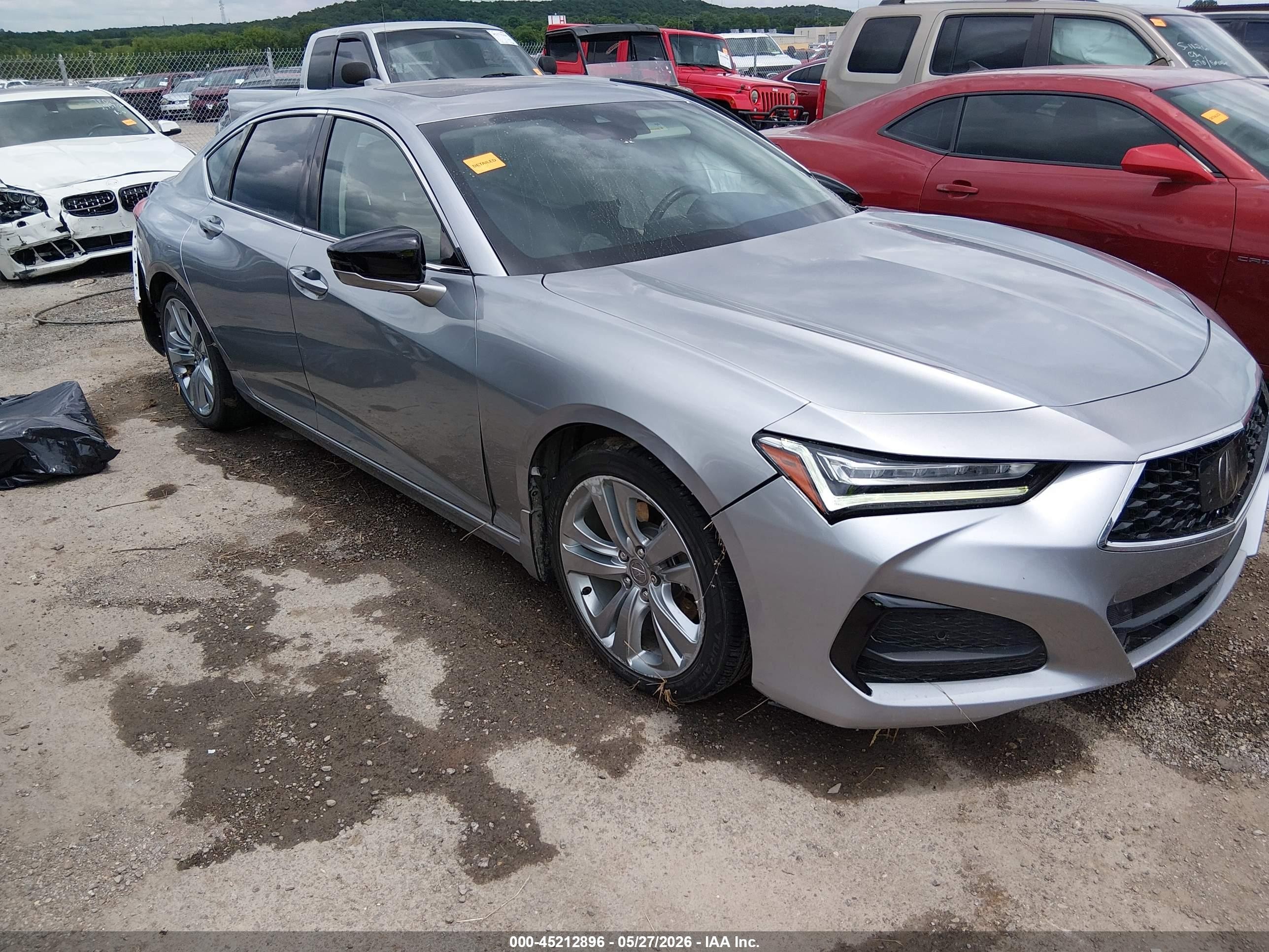 2022 Acura TLX Technology, VIN 19UUB5F42NA000152 — Side