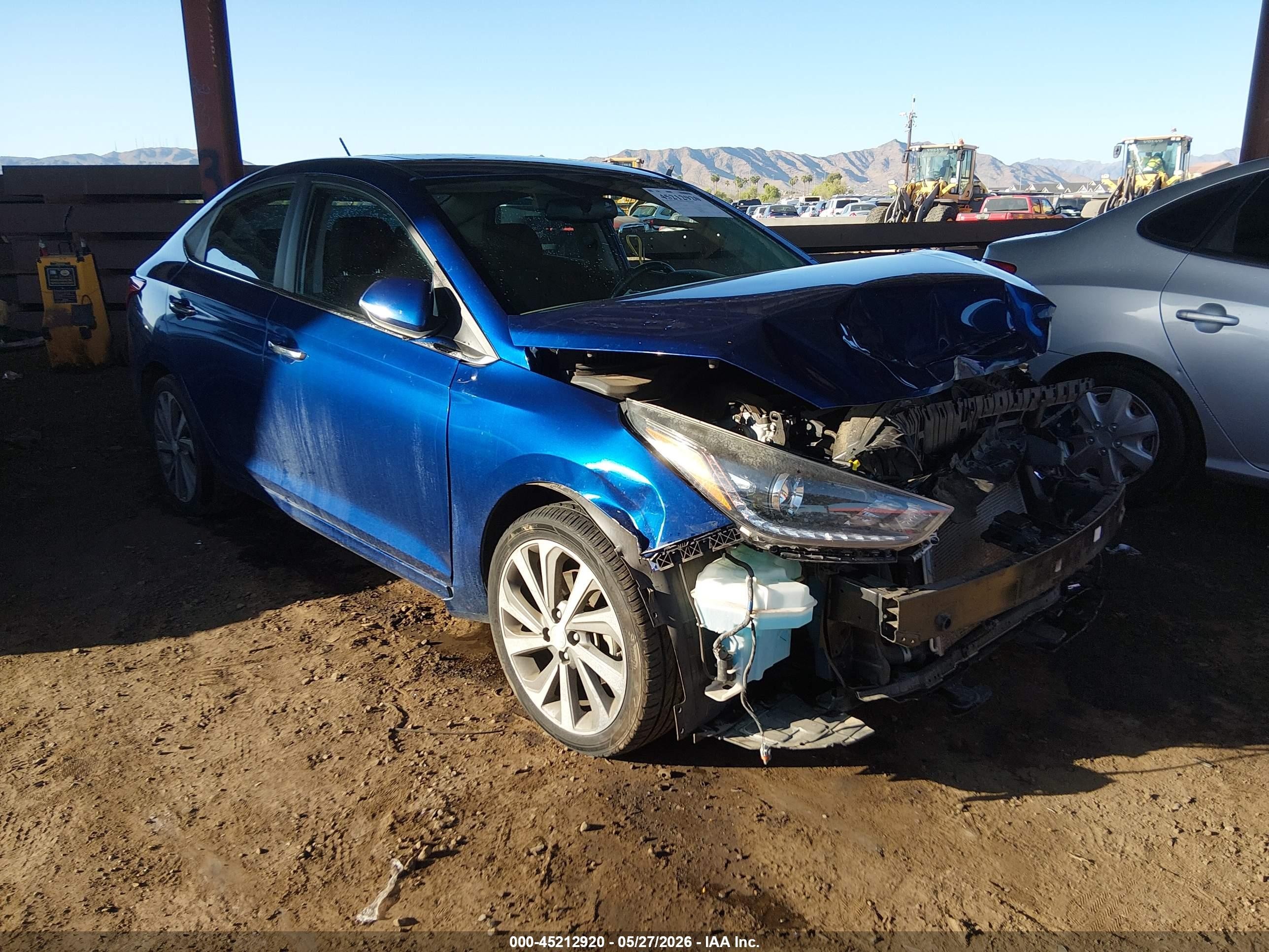 2021 Hyundai Accent Limited, VIN 3KPC34A69ME134372 — Front end