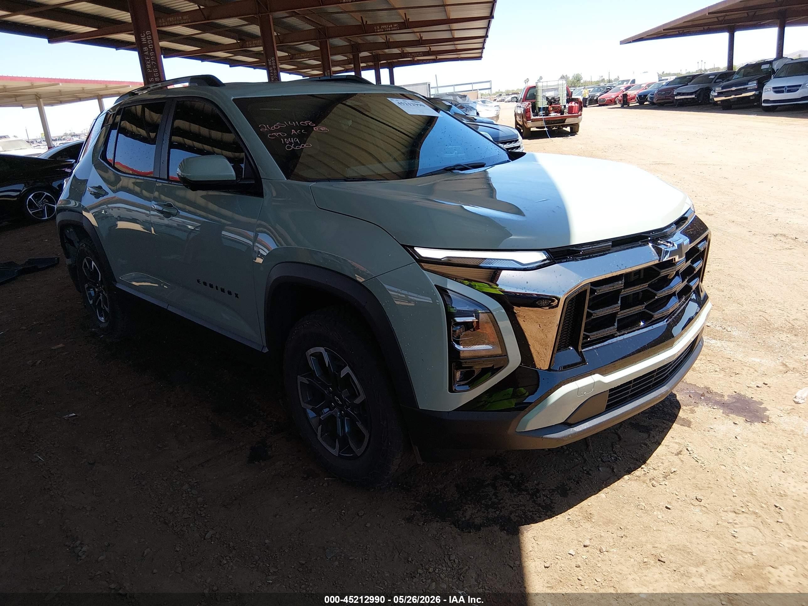 2025 Chevrolet Equinox AWD ACTIV, VIN 3GNAXSEG9SL280600 — Зад