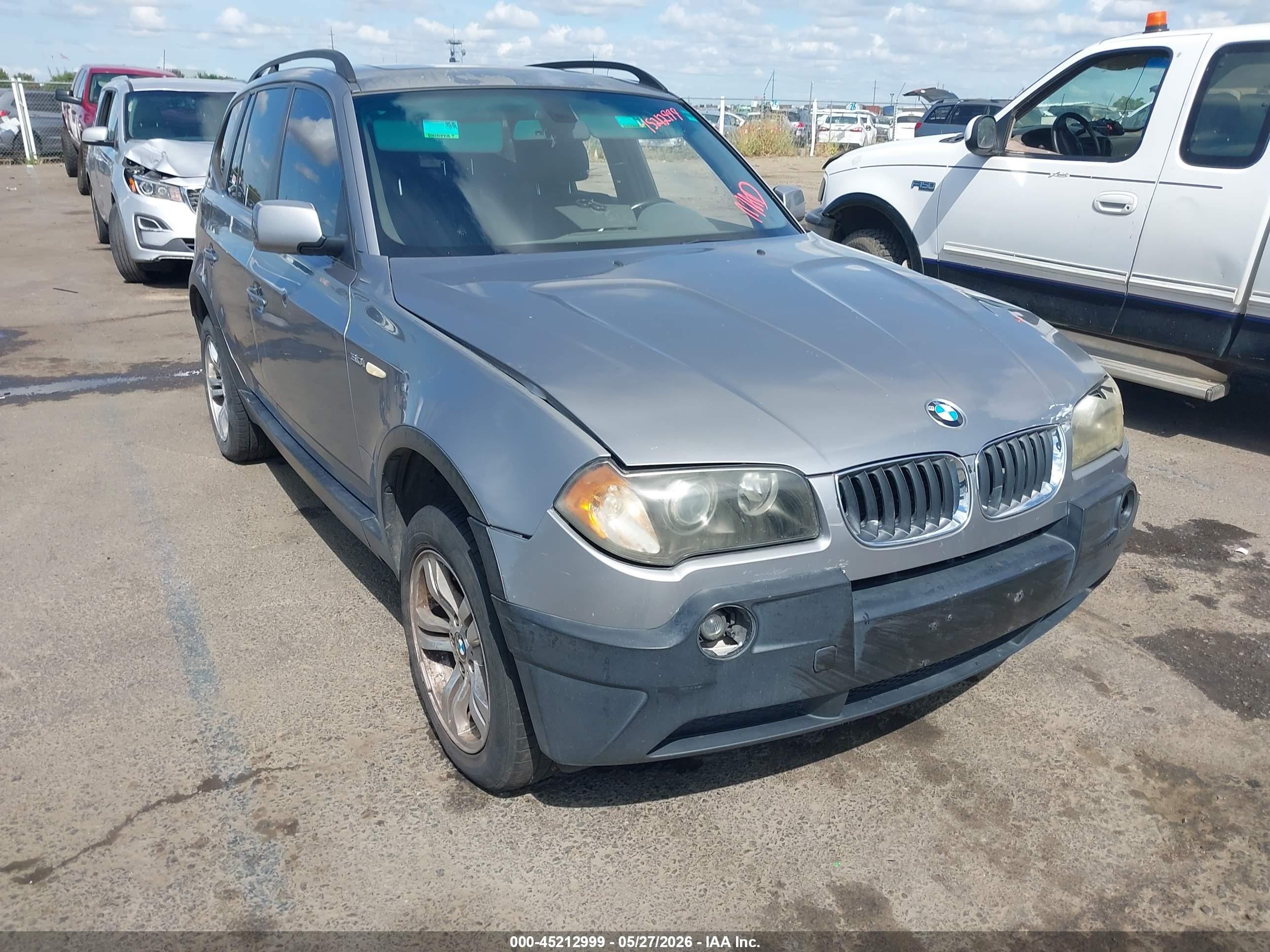2004 BMW X3 3.0i, VIN WBXPA93414WA64846 — Front end