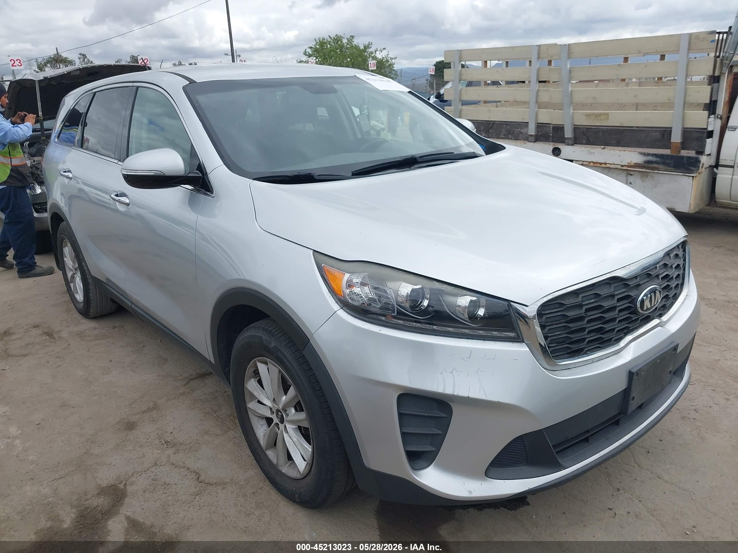 2019 Kia Sorento LX, VIN 5XYPG4A37KG448260 — Theft recovery