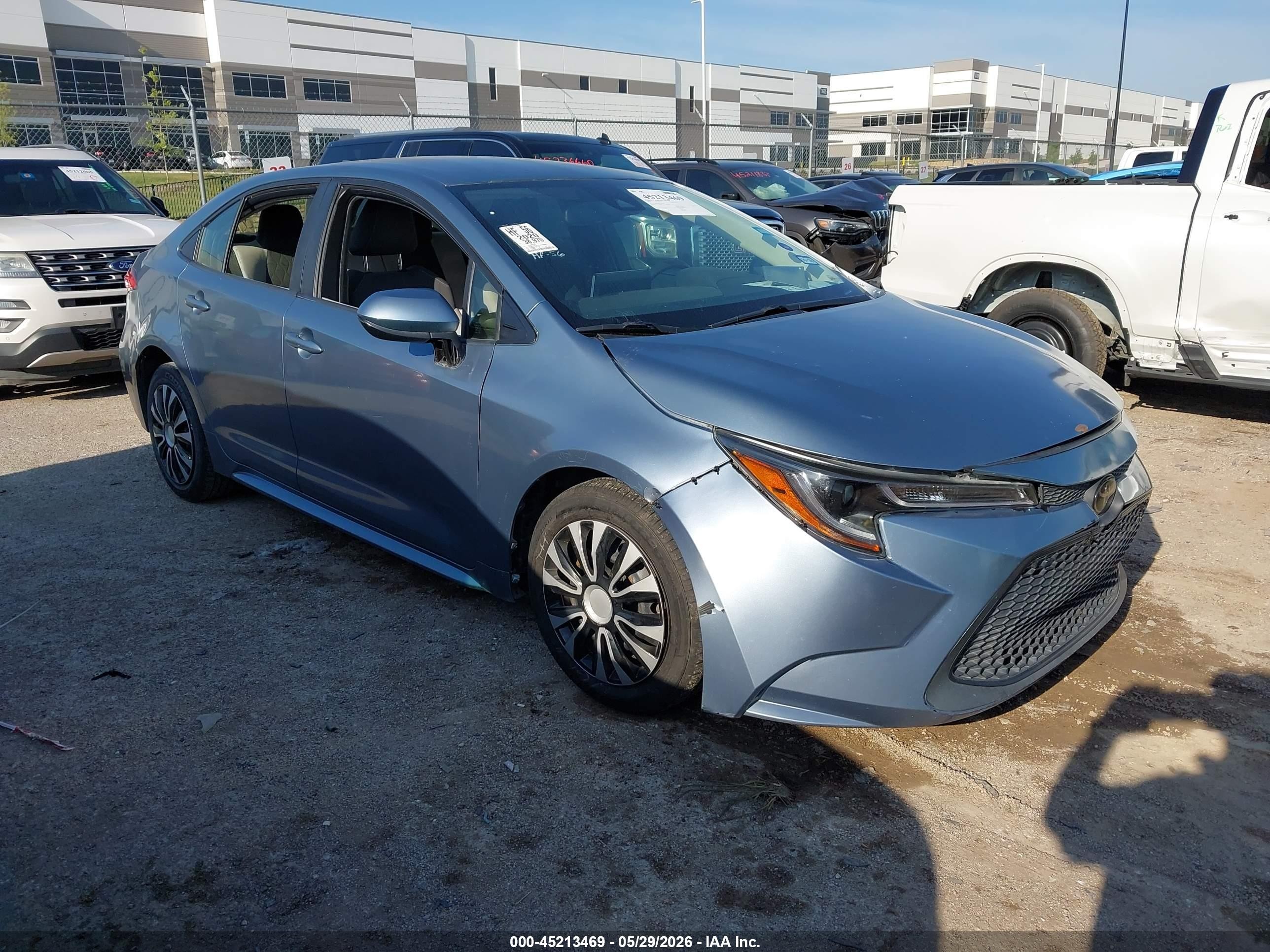 2020 Toyota Corolla LE, VIN JTDEPRAEXLJ113064 — Theft recovery