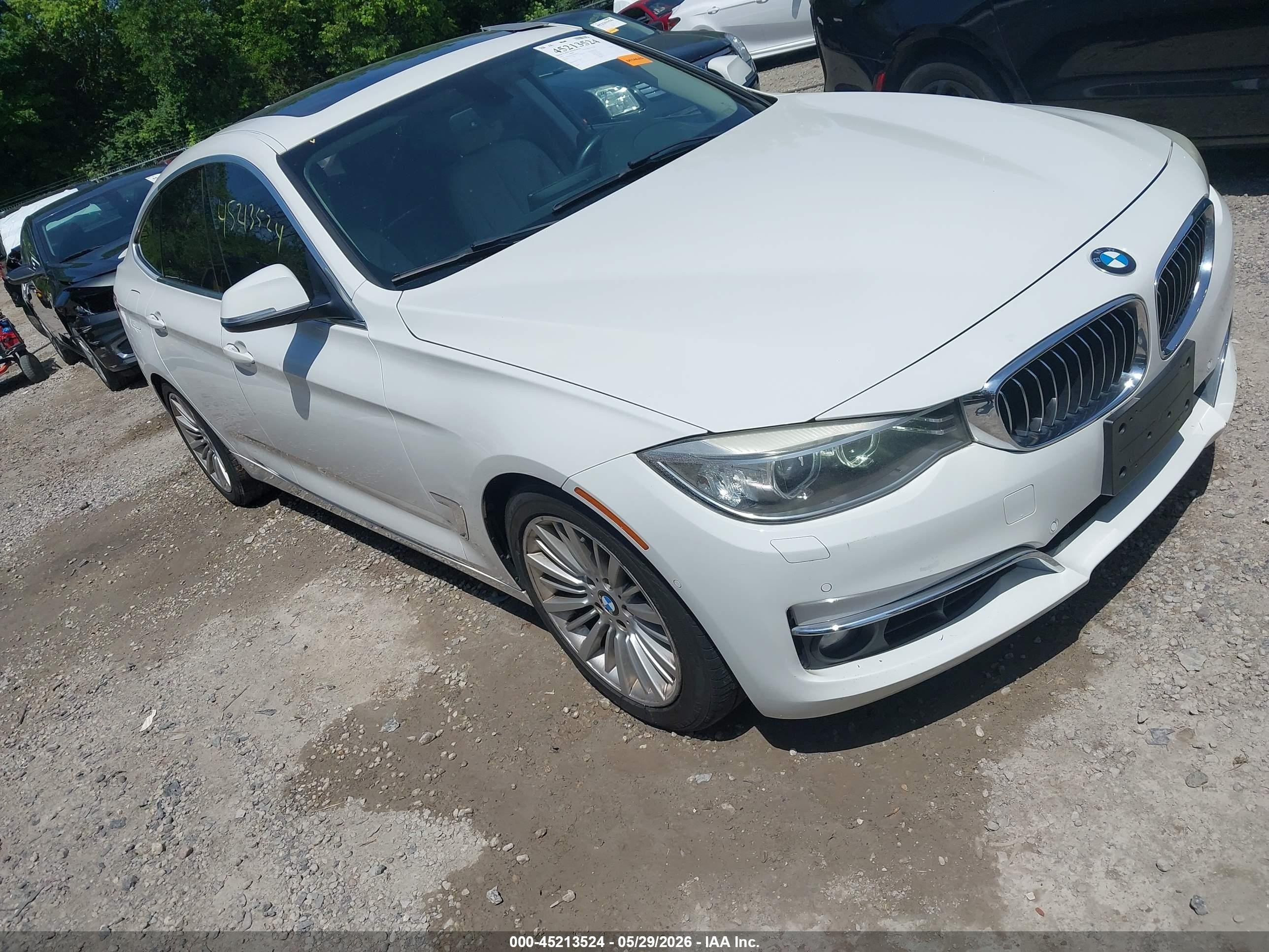 2015 BMW 3 Series 335i Gran Turismo xDrive, VIN WBA3X9C58FD868427 — Fresh water flood