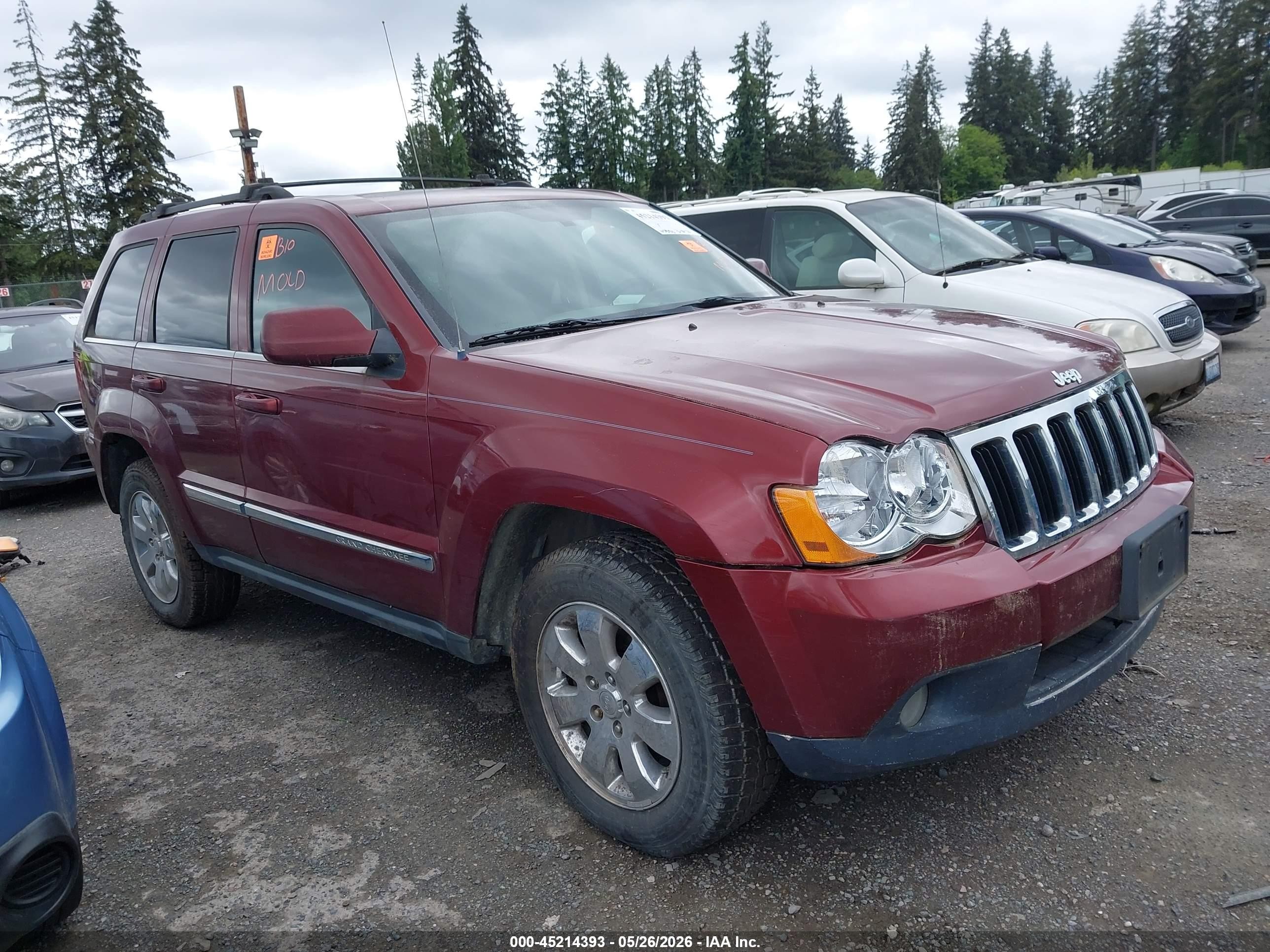 2008 Jeep Grand Cherokee Limited, VIN 1J8HR58N78C202388 — Normal wear
