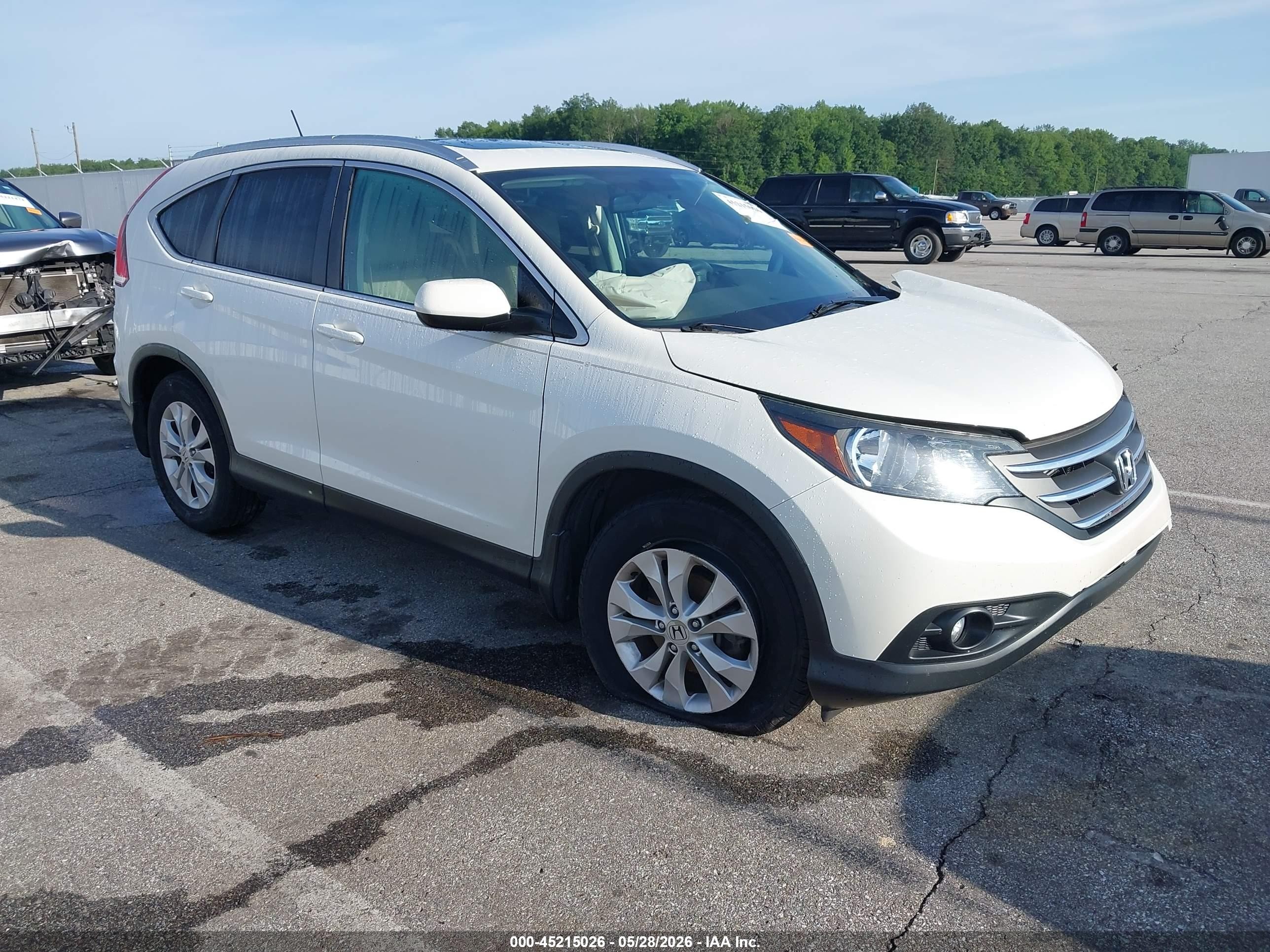 2014 Honda CR-V EX-L, VIN 5J6RM4H71EL054329 — Side